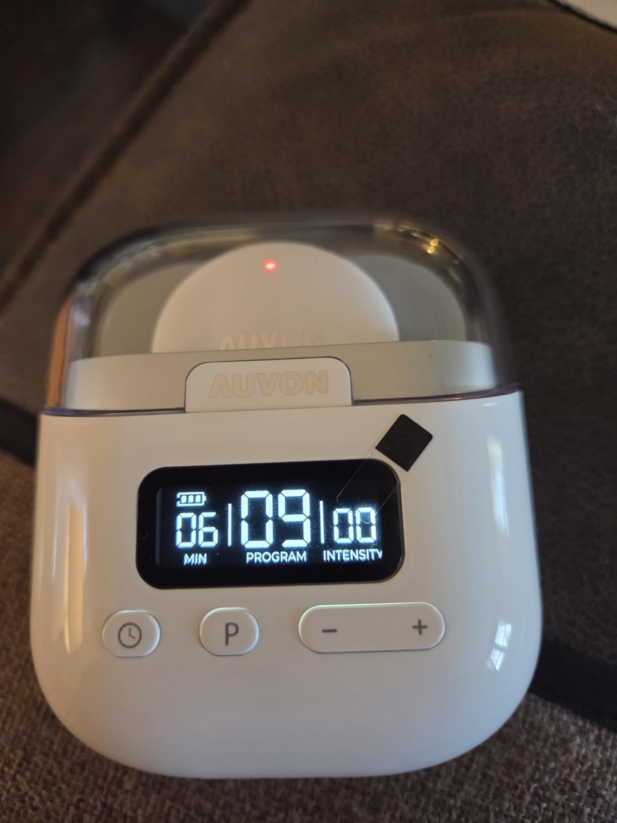 AUVON Wireless 24 Modes TENS Unit Muscle Stimulator for Pain Relief, Smart Rechargeable TENS Machine with Dual Size 6 TENS Pads for Physical Therapy, Pocket-Size TENS Device for Shoulder & Back Pain customer photo 1