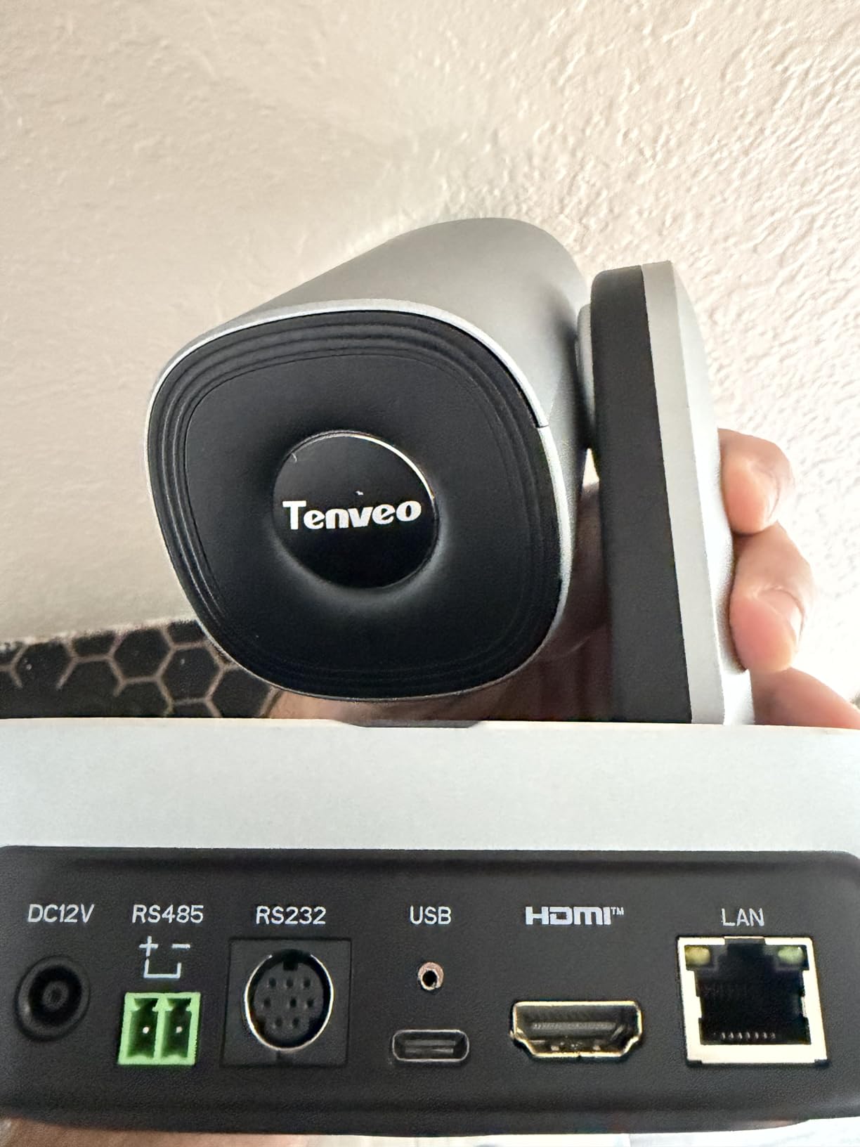 Tenveo 4K NDI PTZ Camera, AI Humanoid & Face Auto-Tracking, 12X Optical Zoom Wide Angle, USB3.0/HDMI/LAN PoE IP Live Streaming for Church Worship Video Conference Broadcast Events YouTube OBS vMix customer photo 1