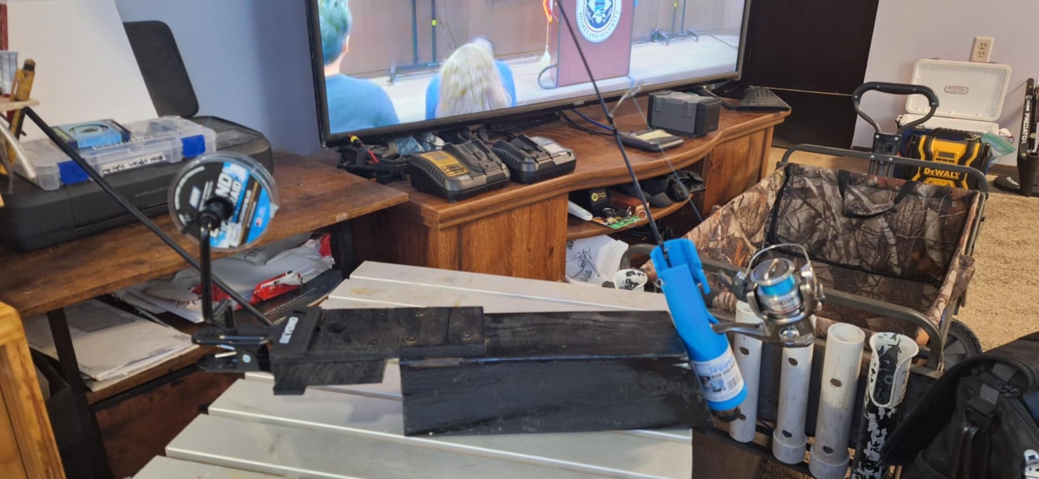 Beyond Braid EZ Fishing Line Spooler - Portable Table Mounted Reel Spooler for Spinning & Baitcasting Reels - Adjustable to Fit Multiple Size Spools customer photo 1