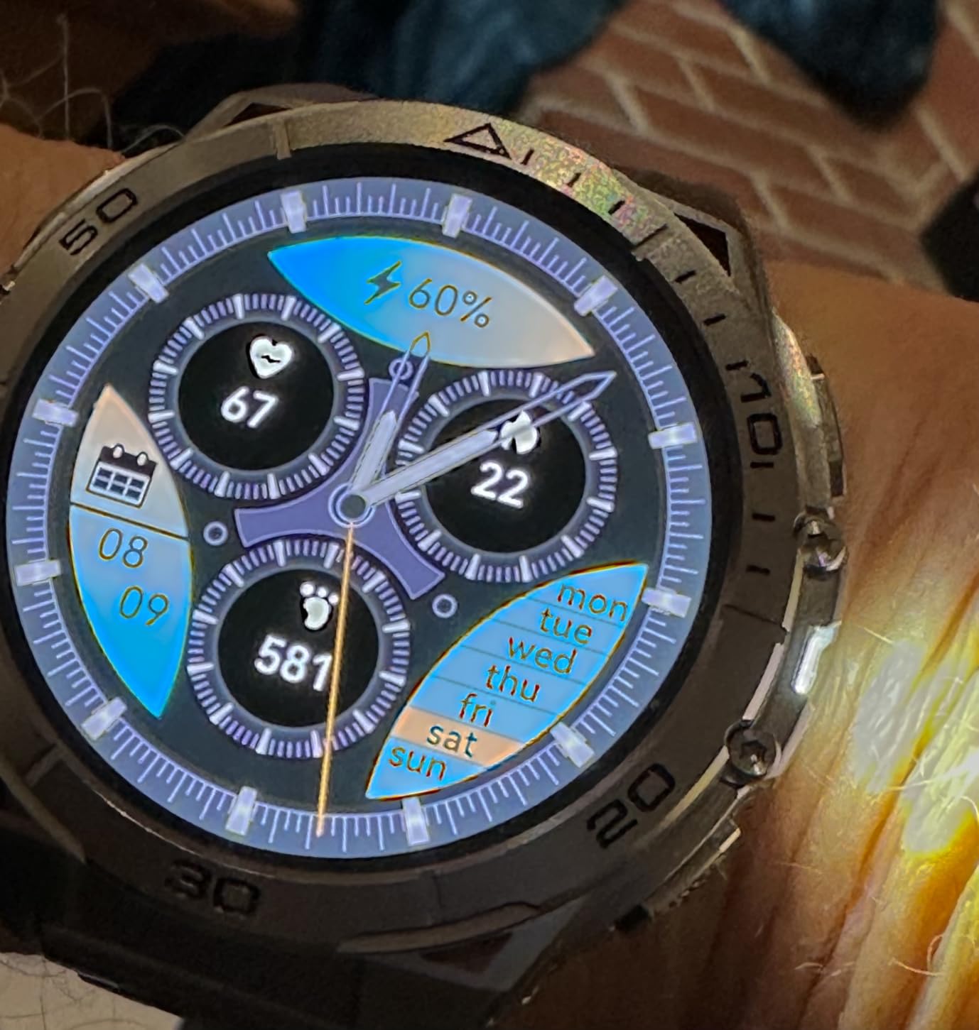 Military Smart Watches for Men with Bluetooth Call, 1.6