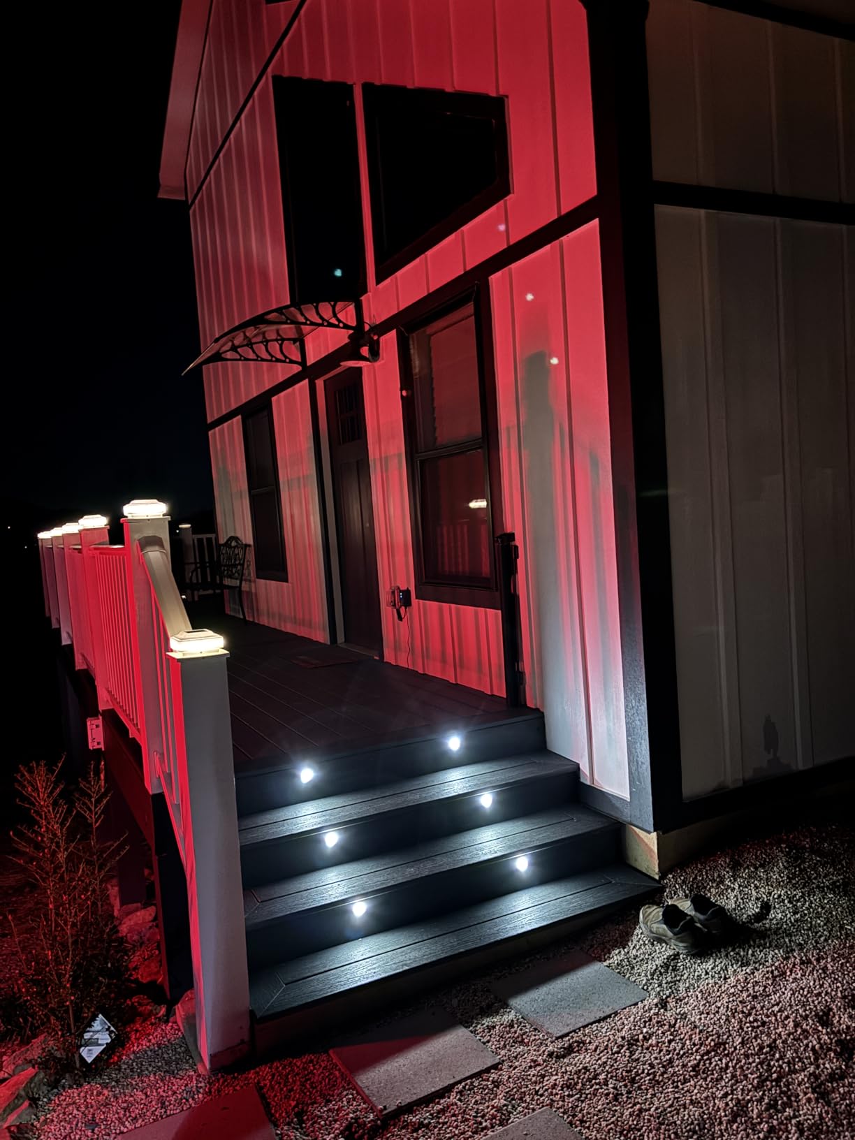 Low Voltage Deck Lights Recessed Kit with Transformer Dimmable Timer and Photocell Sensor Outdoor LED Deck Lighting 3CCT 2700K-5000K IP67 Waterproof for Stair Patio Yard 10 Packs customer photo 1