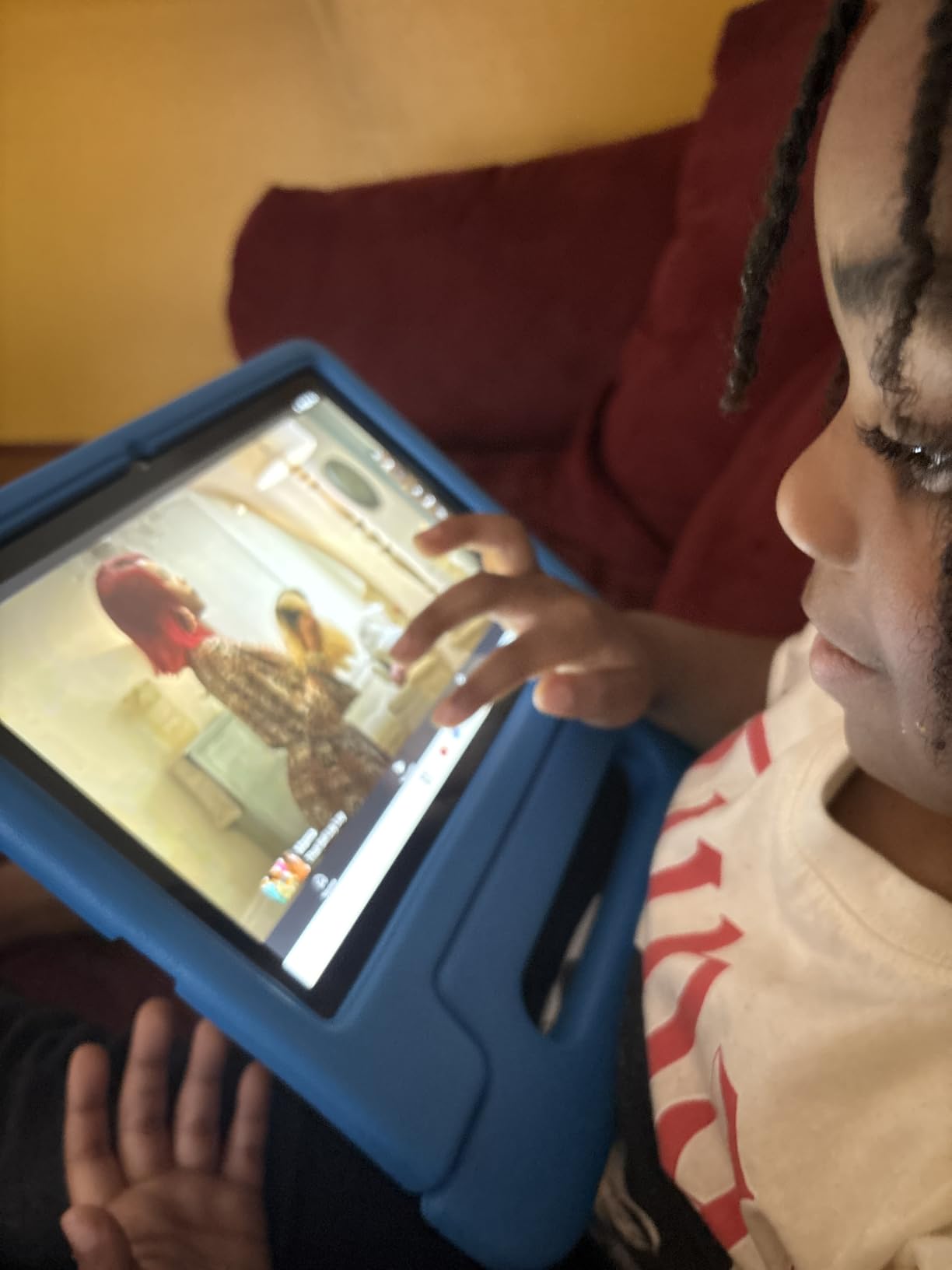 2026 Kids Tablet, 10.1 Inch Android 15 Tablet for Kids, 8+64GB Storage (1TB Expand), Octa-Core, WiFi 6, Pre-Installed Educational Apps, Parental Control, with EVA Protective Case, Eye Protection Mode customer photo 1