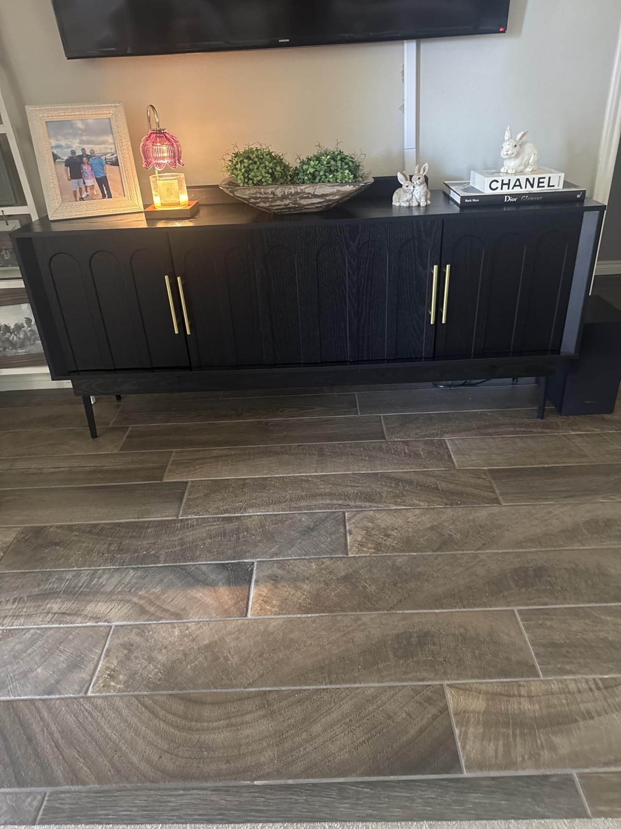 FORTUNETEC TV Stand for 75 Inch TV, 67