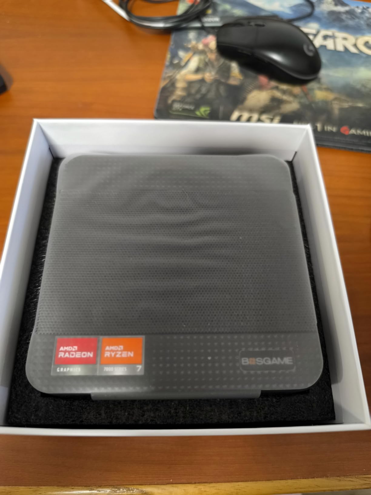 BOSGAME P3 Mini Gaming PC AMD Ryzen 7 7840HS | 32GB DDR5 RAM | 1TB PCIe 4.0 NVMe SSD | Dual Gigabit Ethernet | Triple Display (HDMI/DP/USB-C) | AX210 Wi-Fi 6E | BT 5.2 | Compact Desktop Computer customer photo 2