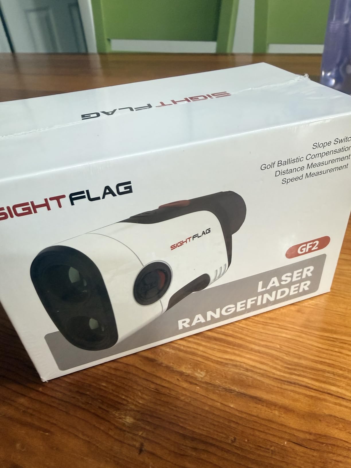 GF2 Golf Rangefinder with Slope, 1300 Yards Laser Range Finder, 7.5X Magnification, Flag Pole Locking Vibration 0.3 Yard Accuracy, Rechargeable Magnetic Golf Accessories Gift for Men Women customer photo 1