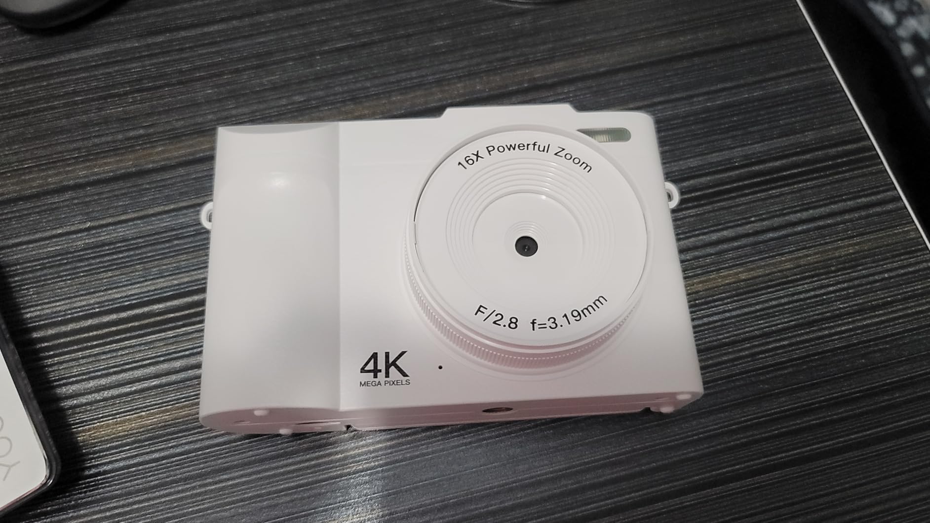 4K Digital Camera for Photography, Small Vlogging Camera with Flip Screen for YouTube, 50MP 16X Zoom, Portable Travel Cameras with 32GB SD Card for Beginners customer photo 1