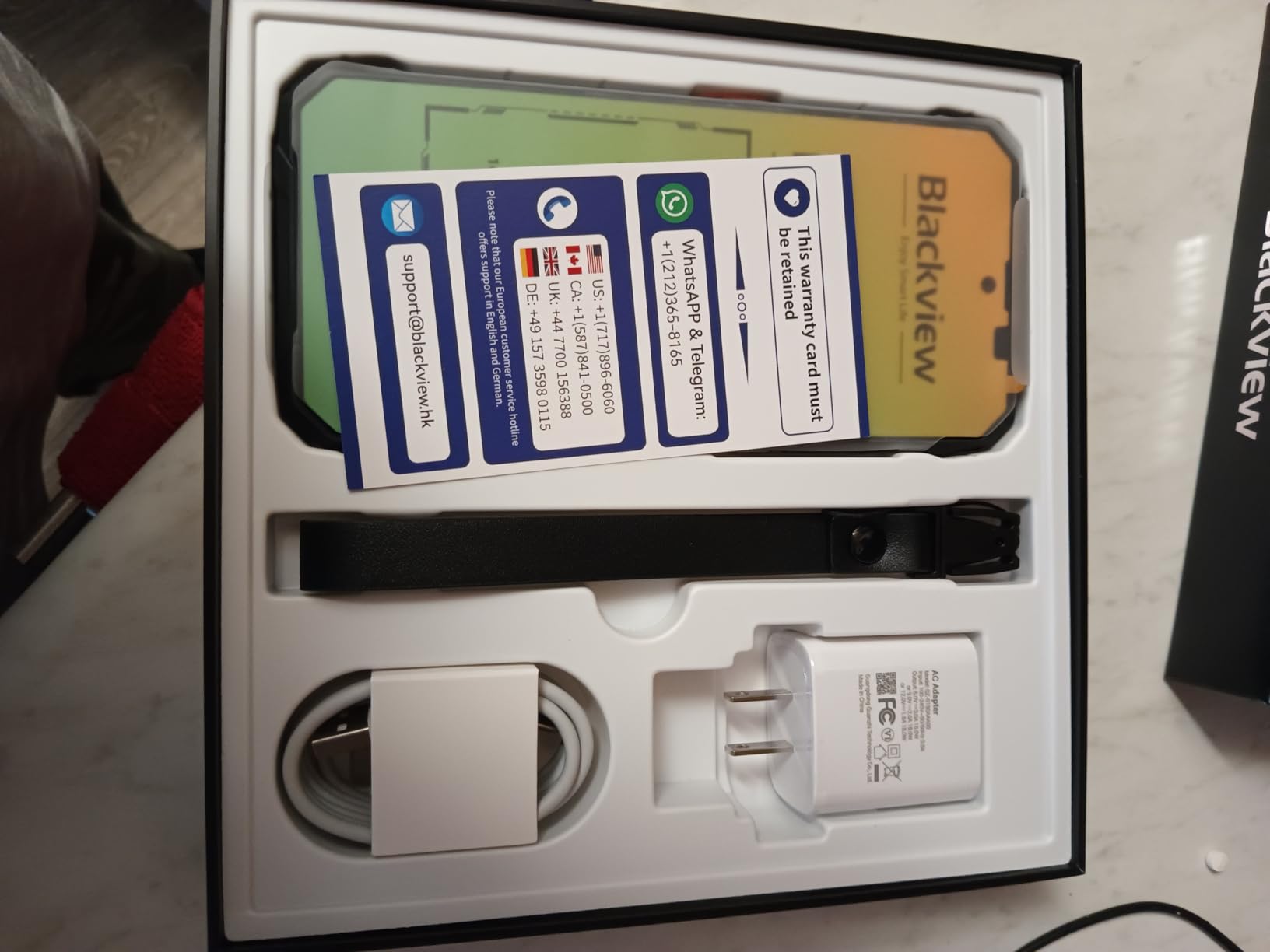 Blackview Fort 1 Rugged Phone Android 15, 10000mAh Battery 12GB+128GB 2TB Expand Rugged Smartphone Unlocked, Gemini AI 6.56 Inch 90Hz, 4G T-Mobile Dual SIM IP69K Waterproof, Fingerprint/NFC/OTG/GPS customer photo 1