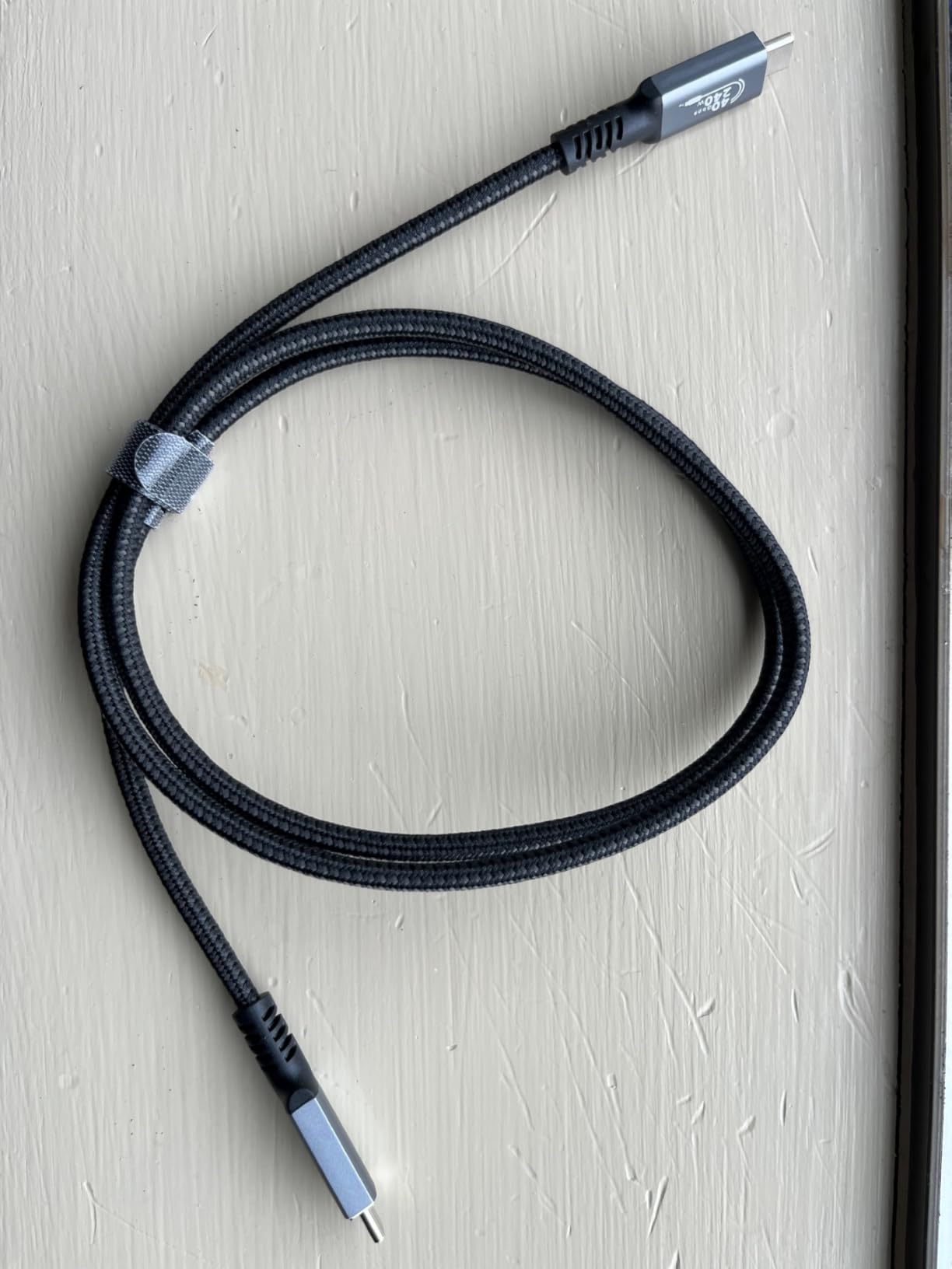 acer USB4 Cable 40Gbps, 8K@60Hz Thunderbolt 4/3 Cable, 240W Fast Charging Braided High Speed USB-C Video Cord (3.3FT) customer photo 1