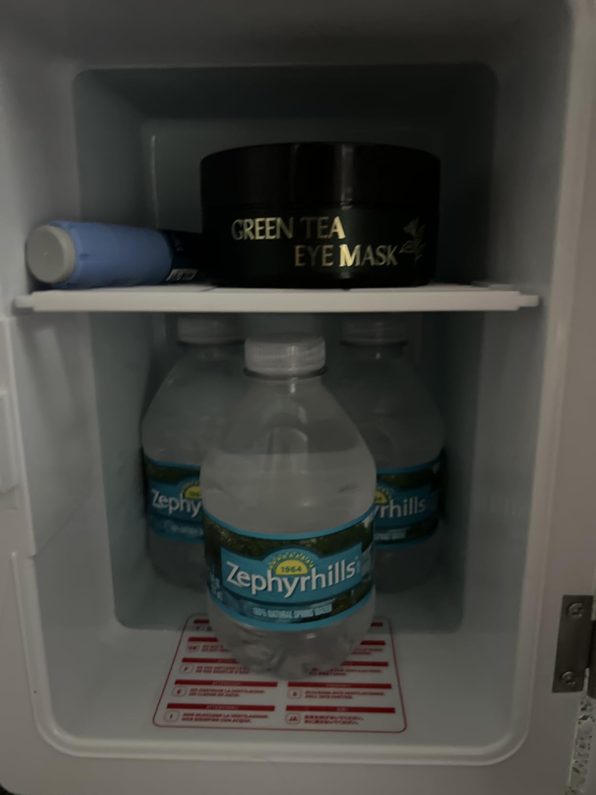 Antarctic Star Mini Compact Refrigerator with Gaming Light, 4L Capacity/6 Cans Portable Mini Fridge, for Bedroom, Car, Office and Dorm, Black customer photo 1