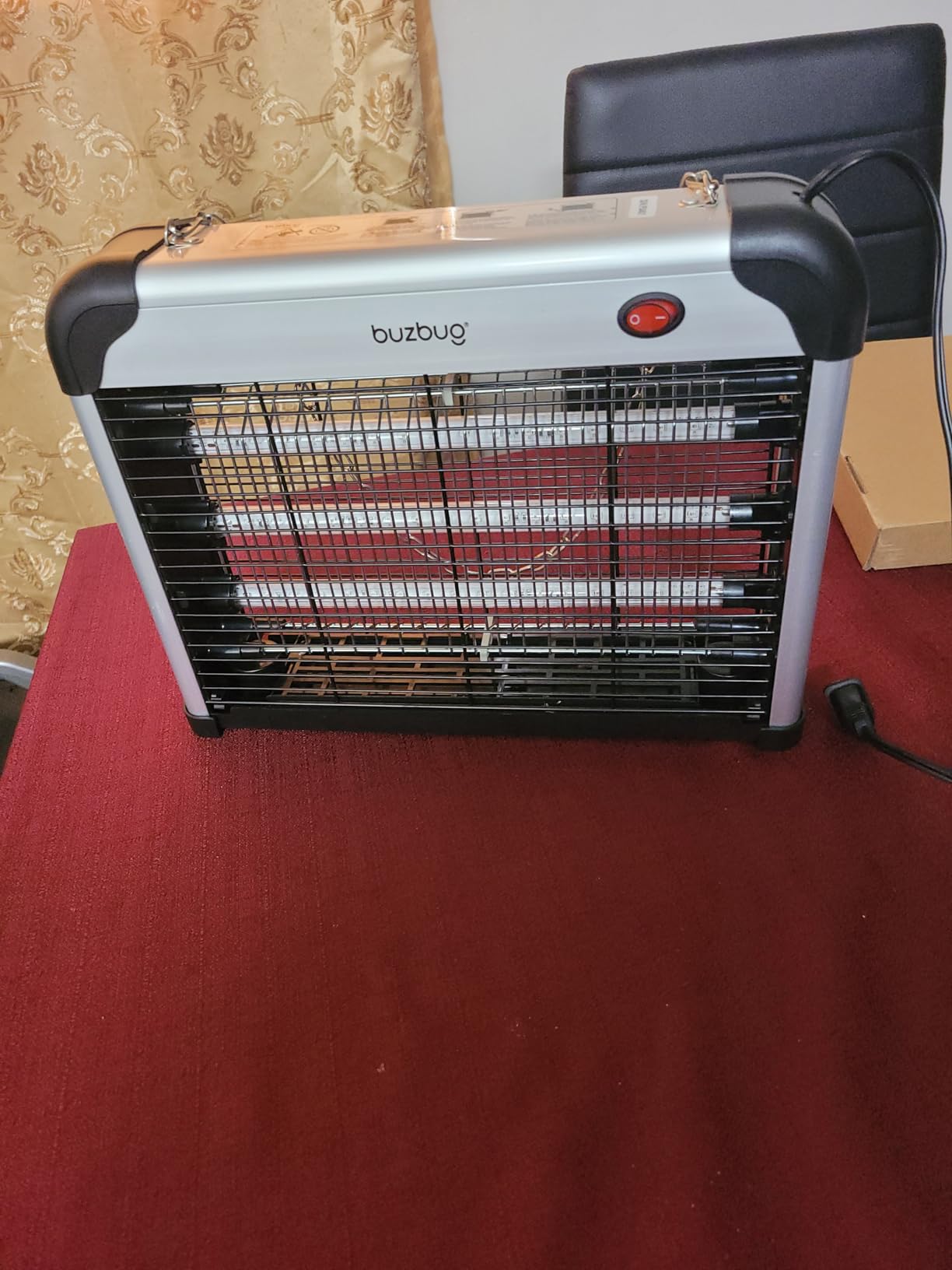 Buzbug LED Bug Zapper Indoor, 3800V High-Voltage, 3 LED Bulbs Up to 50,000 Hours, Electric Mosquito Zapper, Fly Trap Mosquito Trap, Fly Killer Fly Zapper customer photo 1