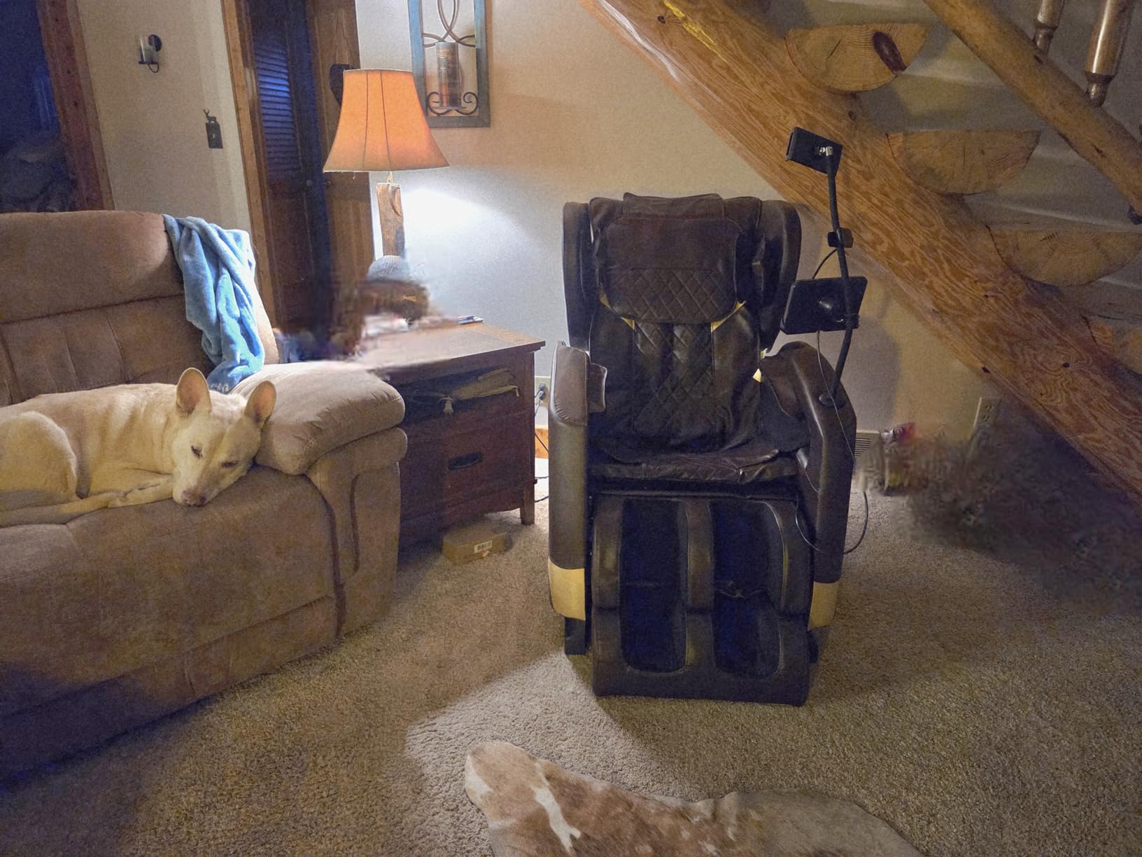 2026 Massage Chair Full Body, Zero Gravity Massage Chair with 10 Fix Rollers, Airbags, Heating, Foot Massage, Auto Modes, Bluetooth Speaker, Smart Screen Controller(Upgraded Version) customer photo 2