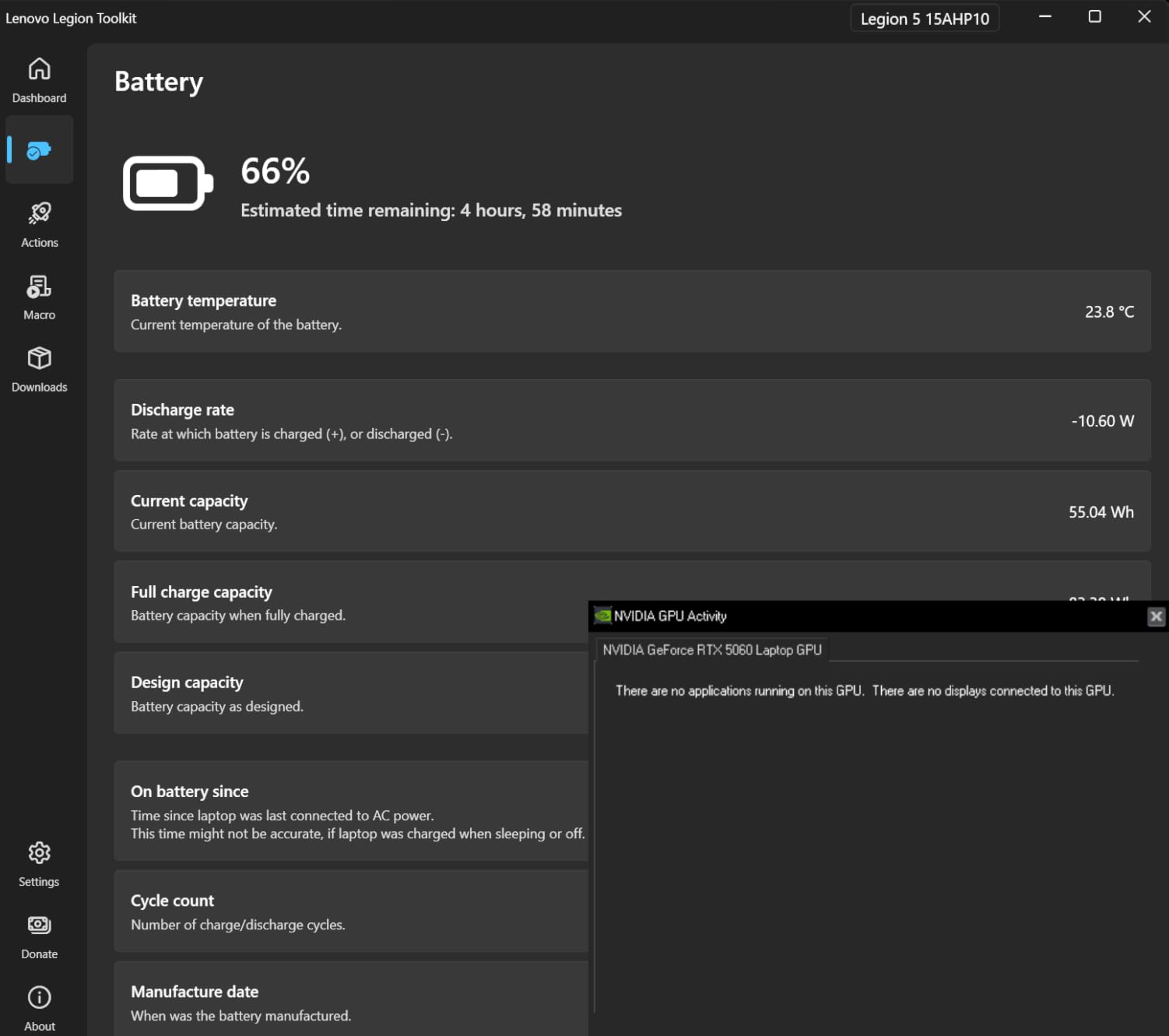 Lenovo Legion 5 15AHP10 RTX 5060 Pro Gaming Laptop,15.1 OLED WQXGA(2560 x 1600) 165Hz, AMD Ryzen 7 260, NVIDIA RTX 5060, 32GB DDR5 RAM,1TB SSD, Wi-Fi 7 customer photo 1
