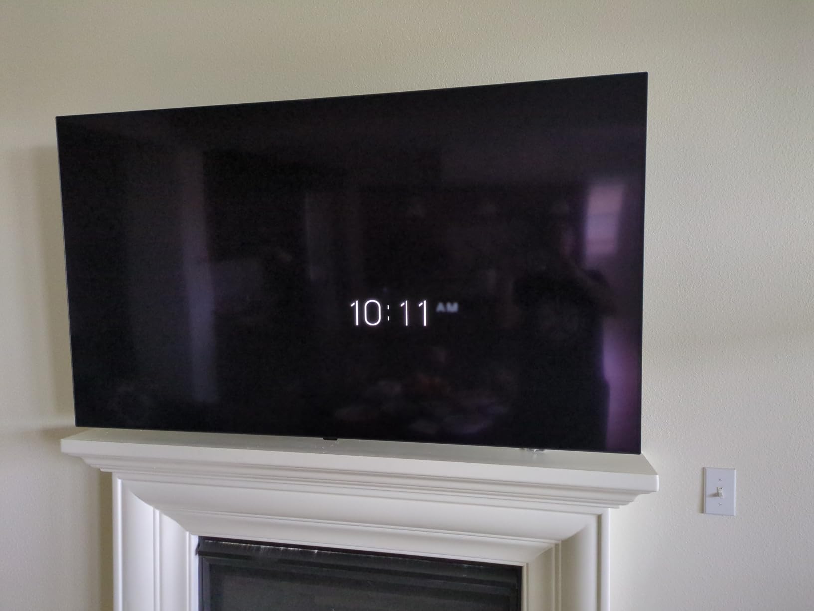 XINYAO Over Fireplace TV Mount Pull Down with Remote, Motorized Height Adjustable Electric TV Wall Bracket for 32 to 70 inch Screen, Compatible with VESA 600x400 customer photo 2