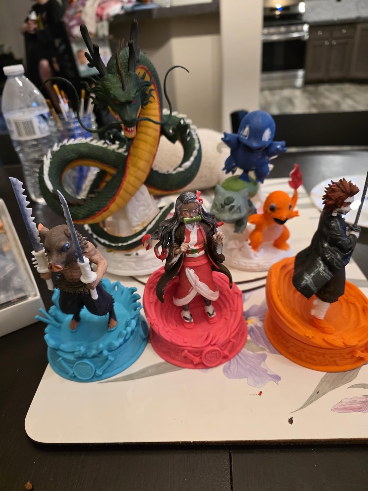 X ARTY HUB Model Paint Set - 20 Colors with 3 Brushes, Miniature Paints (Base/Skin Tones/Shadows/Metallics) for Airbrushing & Hand Painting, Acrylic Paint for Models, Miniatures & Wargaming Props customer photo 2