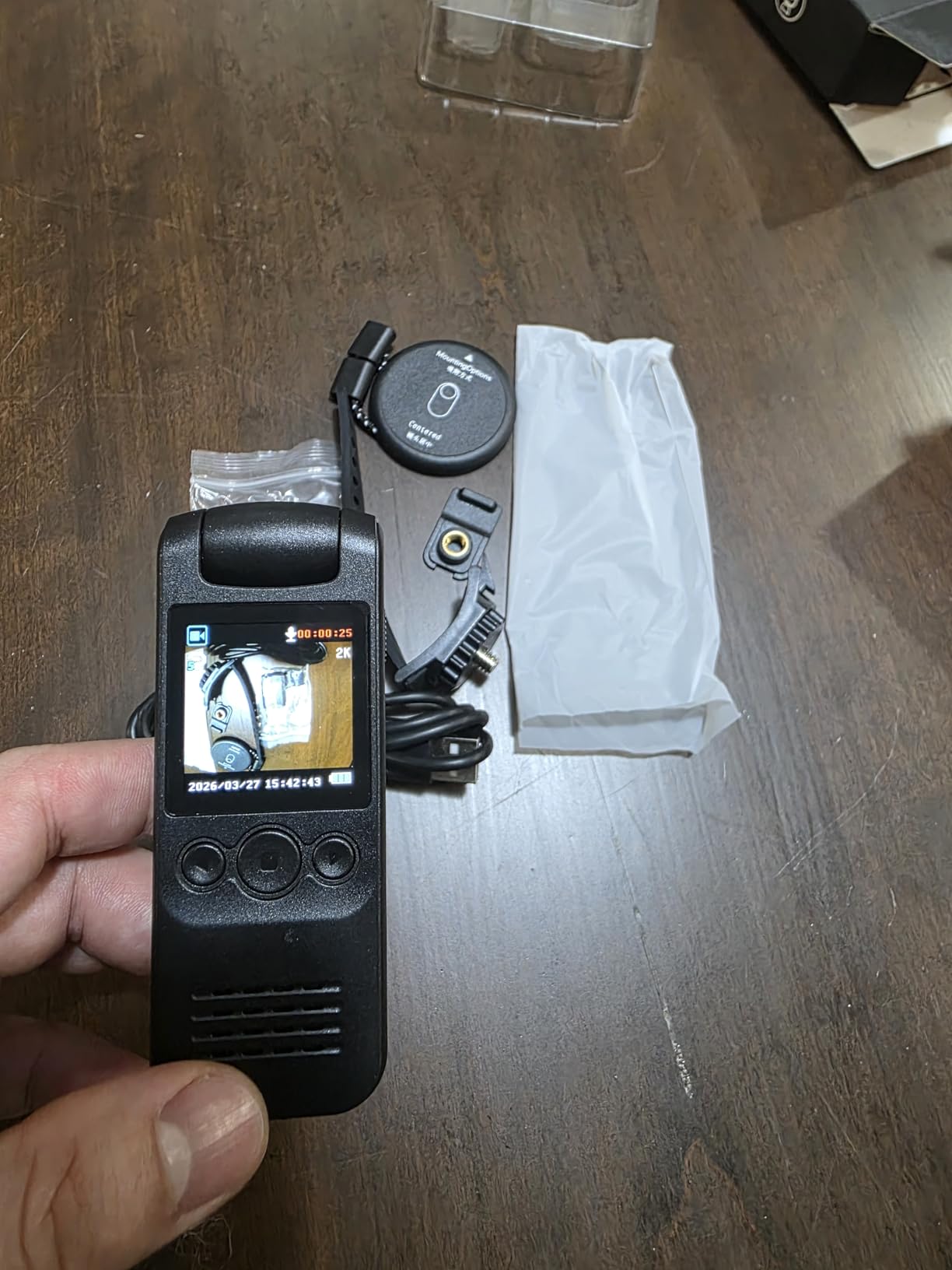 4K Body Camera with Audio and Video Recording, 128GB Mini Wearable Cam with Magnetic Lanyard, Body Worn Camera for Travel, Cycling, Work Security, Police Law Enforcement customer photo 2