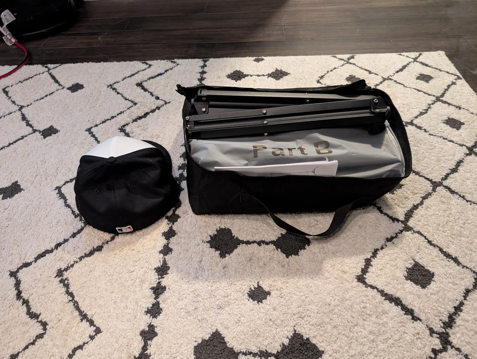 Outdoor Projector Screen with Stand - LEORFI 100 inch Black Backing Projection Screen - Upgraded Movie Screen 16:9 4K HD - Wrinkle-Free Lightweight Movie Screen with Carry Bag for Backyard Night customer photo 2