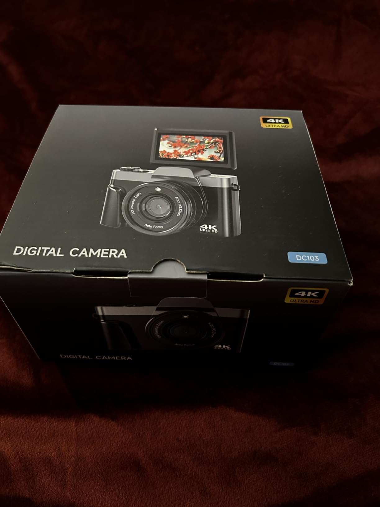 4K Digital Camera for Photography with WiFi, 64MP Autofocus Vlogging Camera for YouTube, 3'' 180° Flip Screen Compact Travel Camera for Teens with 32GB SD Card, 16X Zoom, Anti-Shake customer photo 2