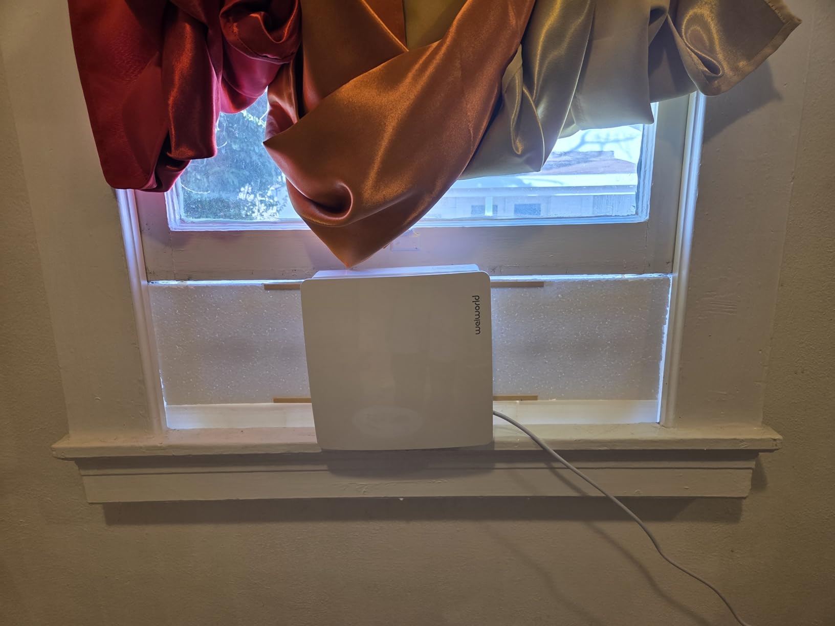 Heat Recovery Ventilator with Ceramic Heat Exchanger, Wall-Mounted Fresh Air System with WiFi/Remote Control customer photo 2