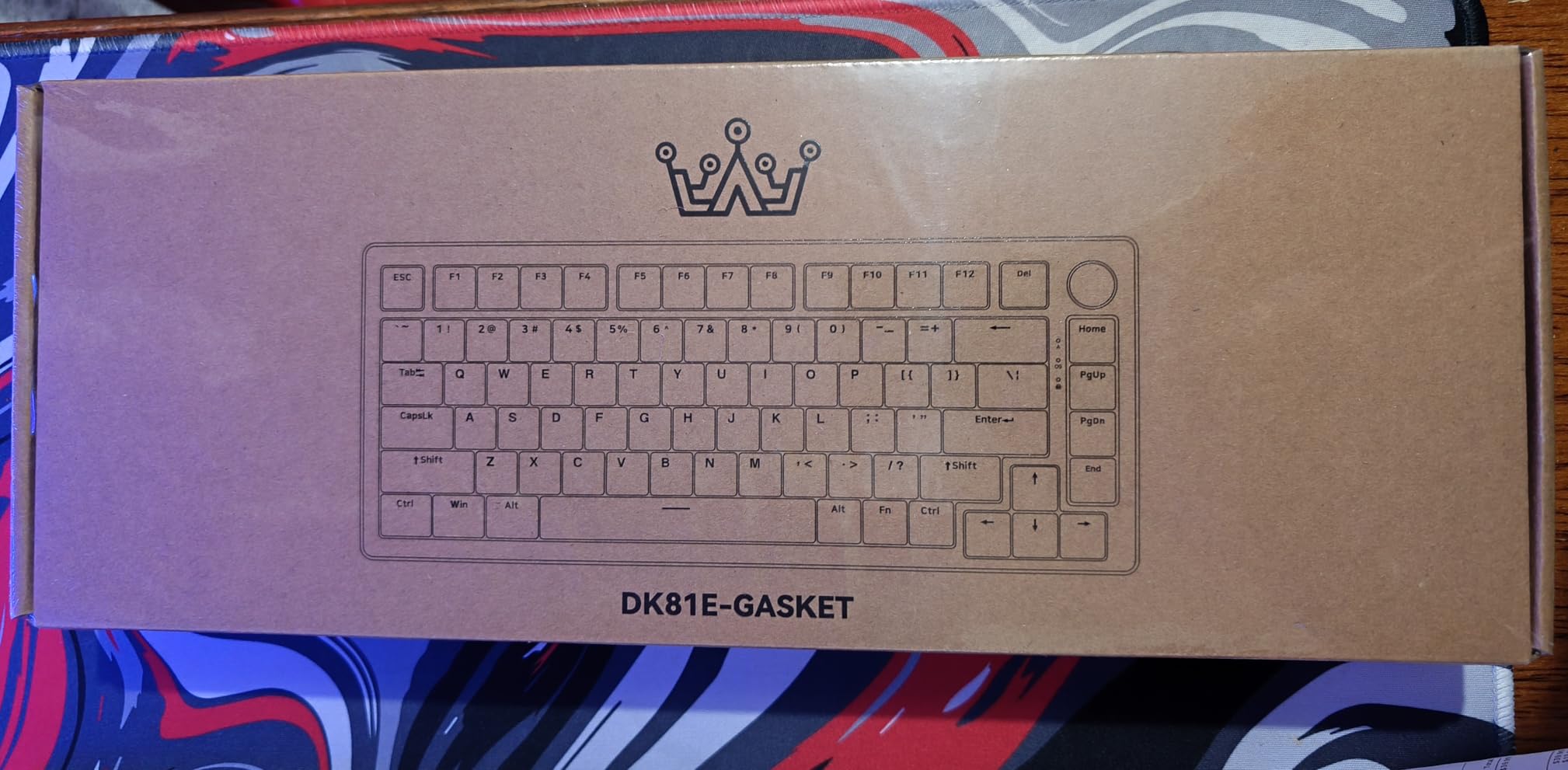 DIERYA DK81E 75% Mechanical Gaming Keyboard, Hot-Swappable, Pre-Lubed Linear Switches, Gasket-Mount, 6-Layer Dampening Foam, Programmable, Volume Knob, RGB Backlit, Double-Shot Keycaps, Wired, White customer photo 2