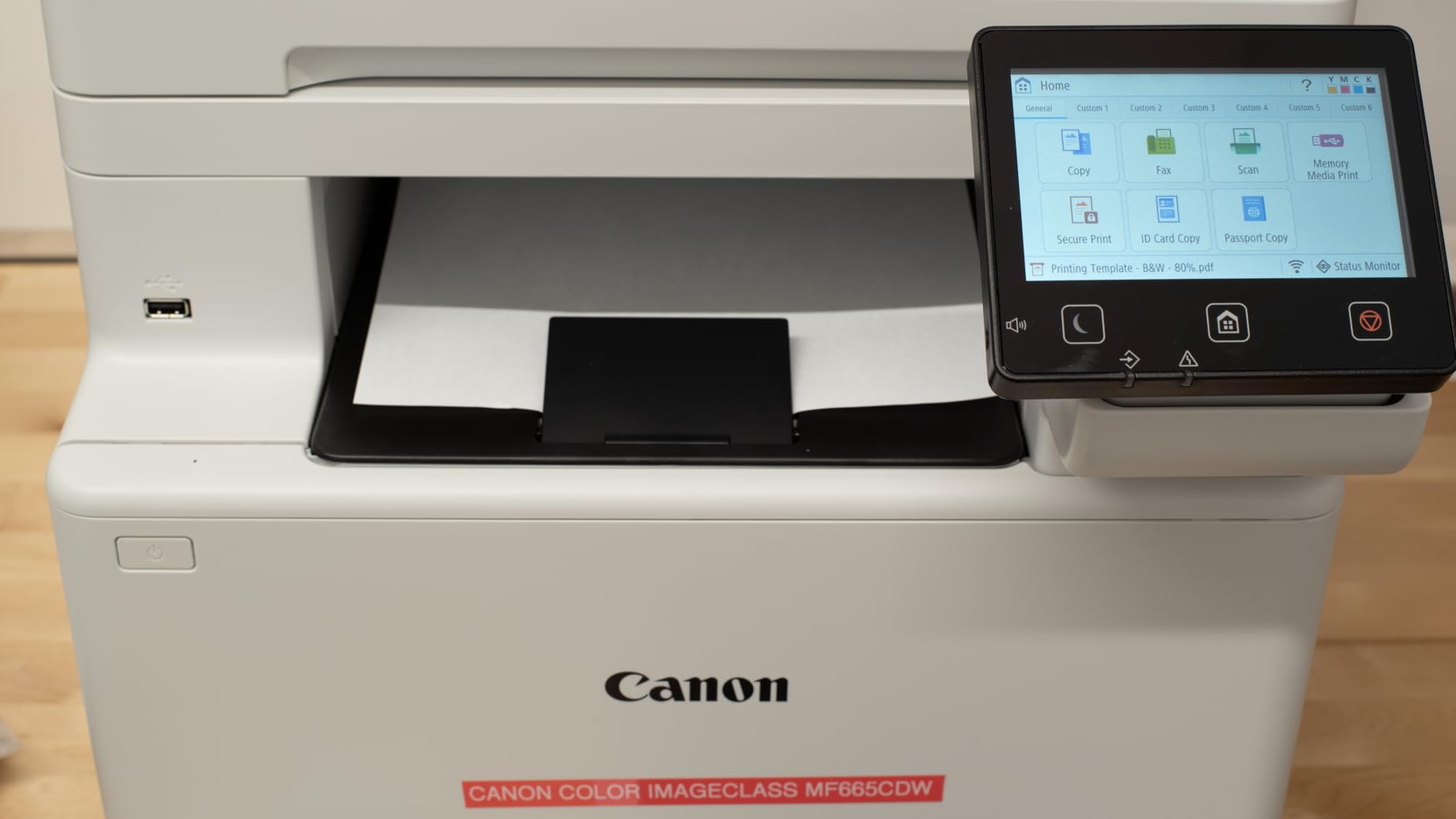 Canon Color imageCLASS MF665Cdw - Wireless Duplex Laser Printer, All-in-One with Copier, Scanner, Fax, Auto Document Feeder, 3 Year Limited Warranty, 22 PPM customer photo 1