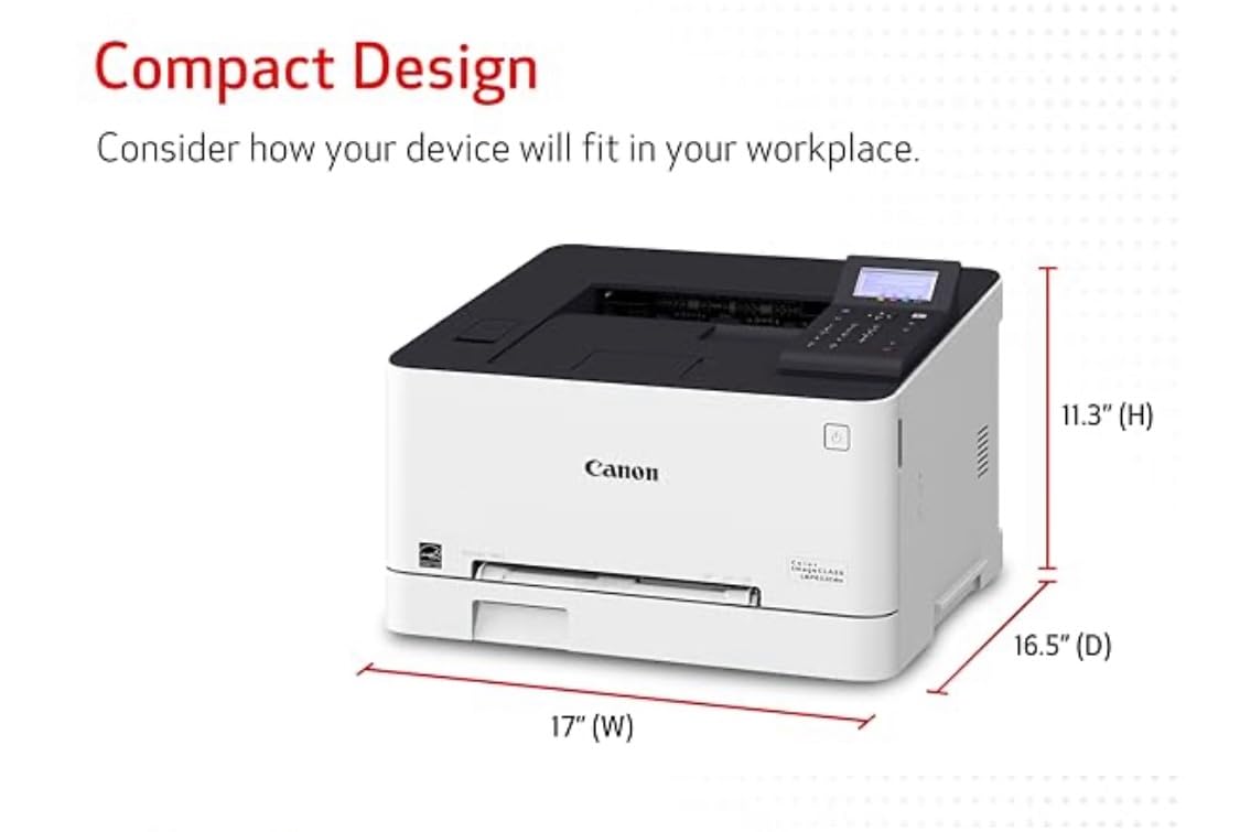 Canon Color imageCLASS LBP646Cdw Wireless Laser Printer for Duplex Printing, White - 26 PPM Home Office, Small Office Printer customer photo 1