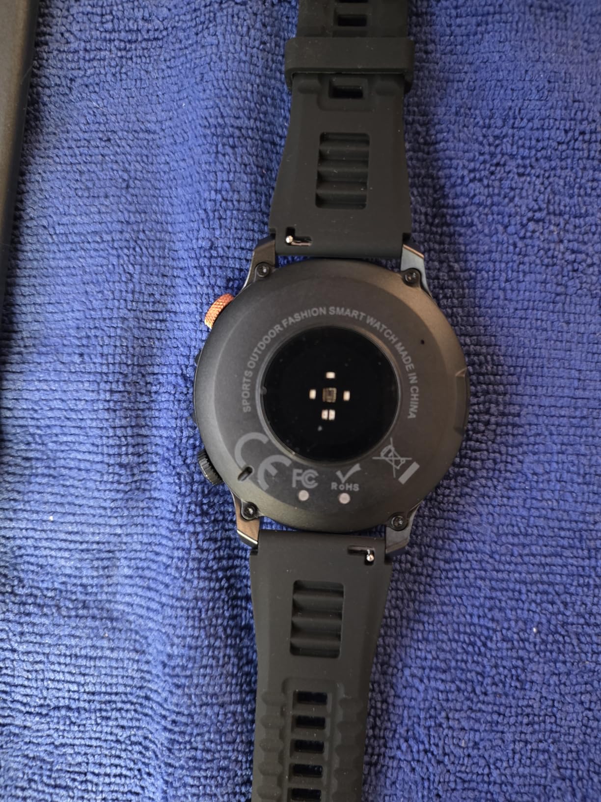 Military Smart Watches for Men, Smart Watch with 100 Days Battery/Flashlight/Heart Rate/Sleep/SpO2 Monitor/Calling/110+ Sports Mode, 5 ATM Rugged Men's Fitness Tracker Watch for Android iPhone(Black) customer photo 1