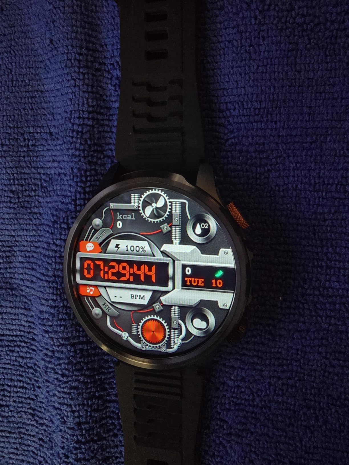 Military Smart Watches for Men, Smart Watch with 100 Days Battery/Flashlight/Heart Rate/Sleep/SpO2 Monitor/Calling/110+ Sports Mode, 5 ATM Rugged Men's Fitness Tracker Watch for Android iPhone(Black) customer photo 2