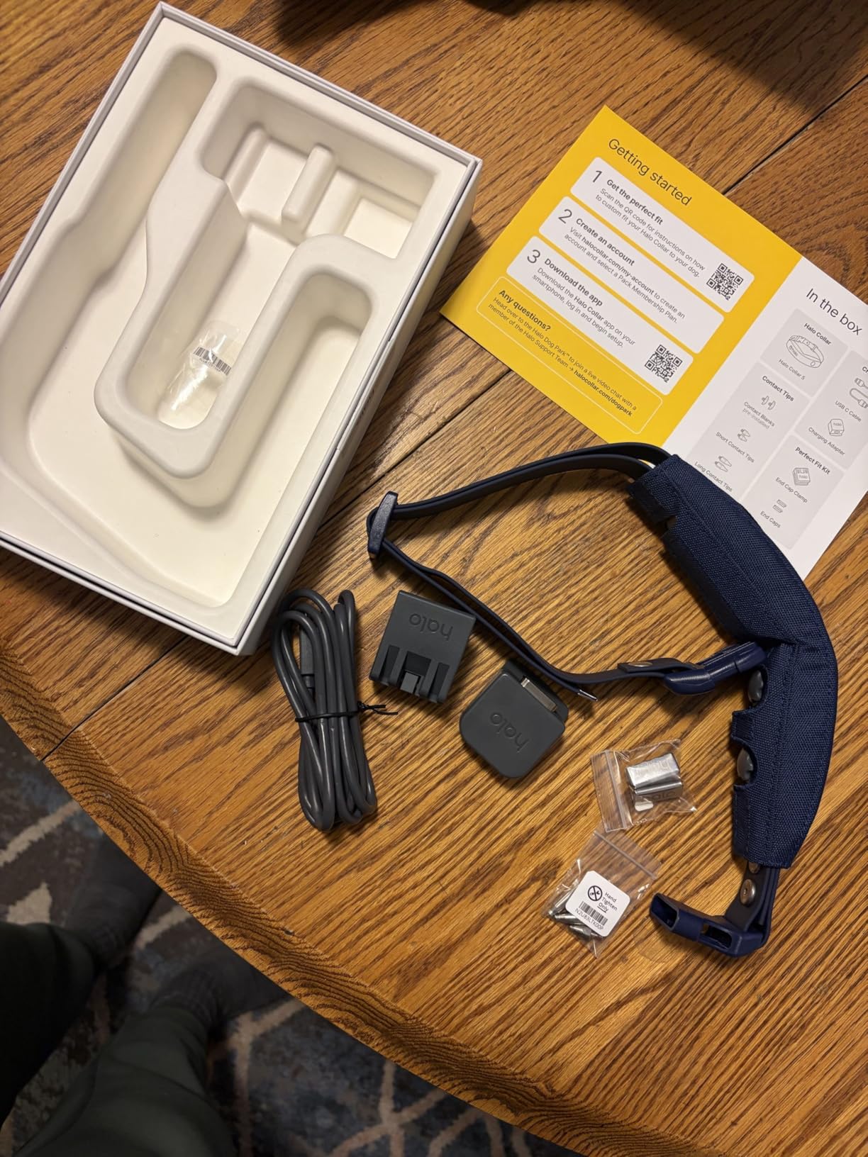 Halo Collar 5 Wireless Dog Fence & GPS Dog Collar, Keep Your Dog Safely Contained Outdoors with App-Controlled Boundaries and Real-Time Tracking, One Size, Midnight customer photo 1