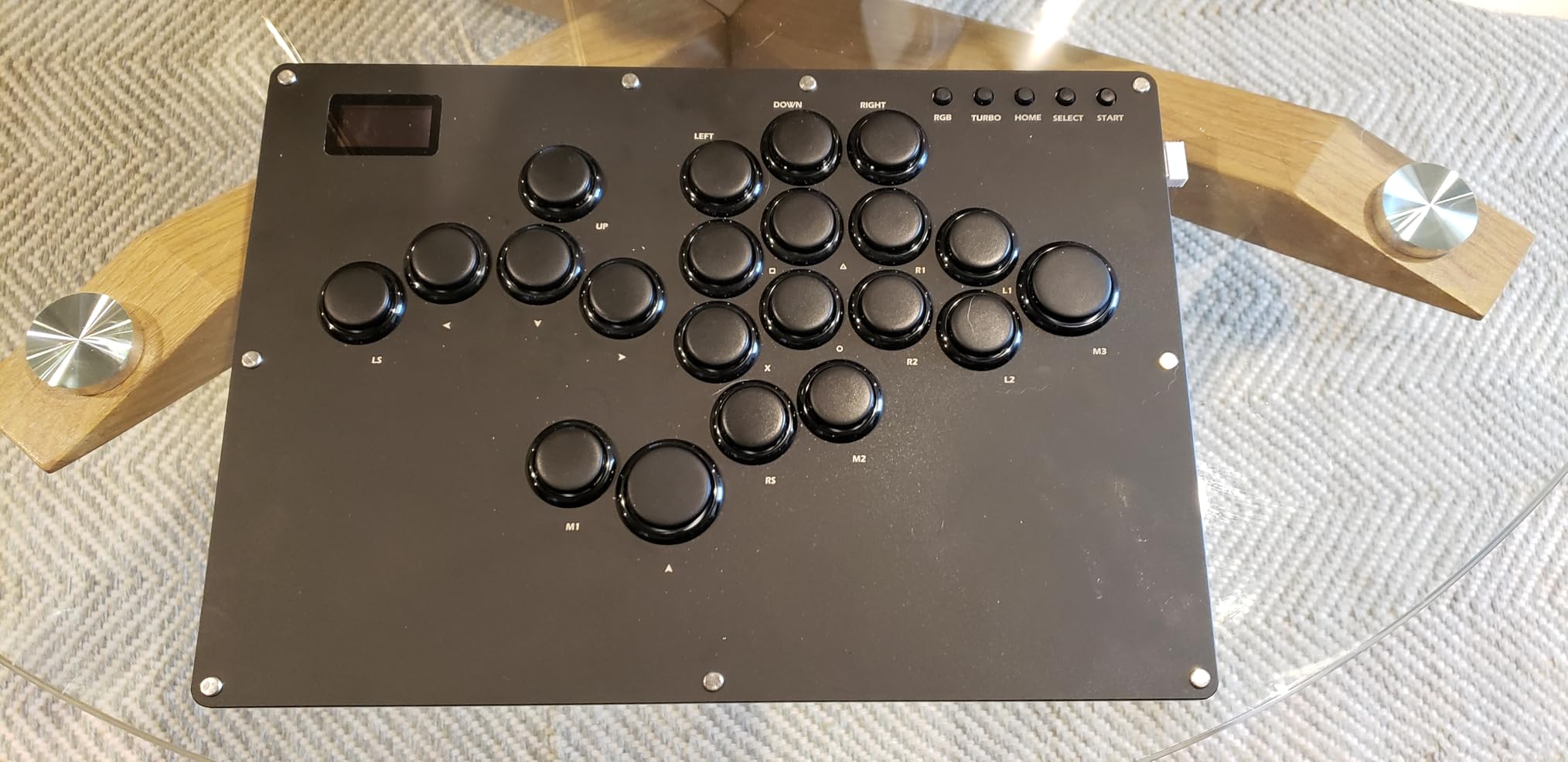 GuileKeys GK-18 Leverless Arcade Stick, All-Button Fight Controller with 18 Keys, RGB Lights, Hot-Swappable for PS5/PS4/PS3/PC/Switch, Arcade Fight Stick Black customer photo 1