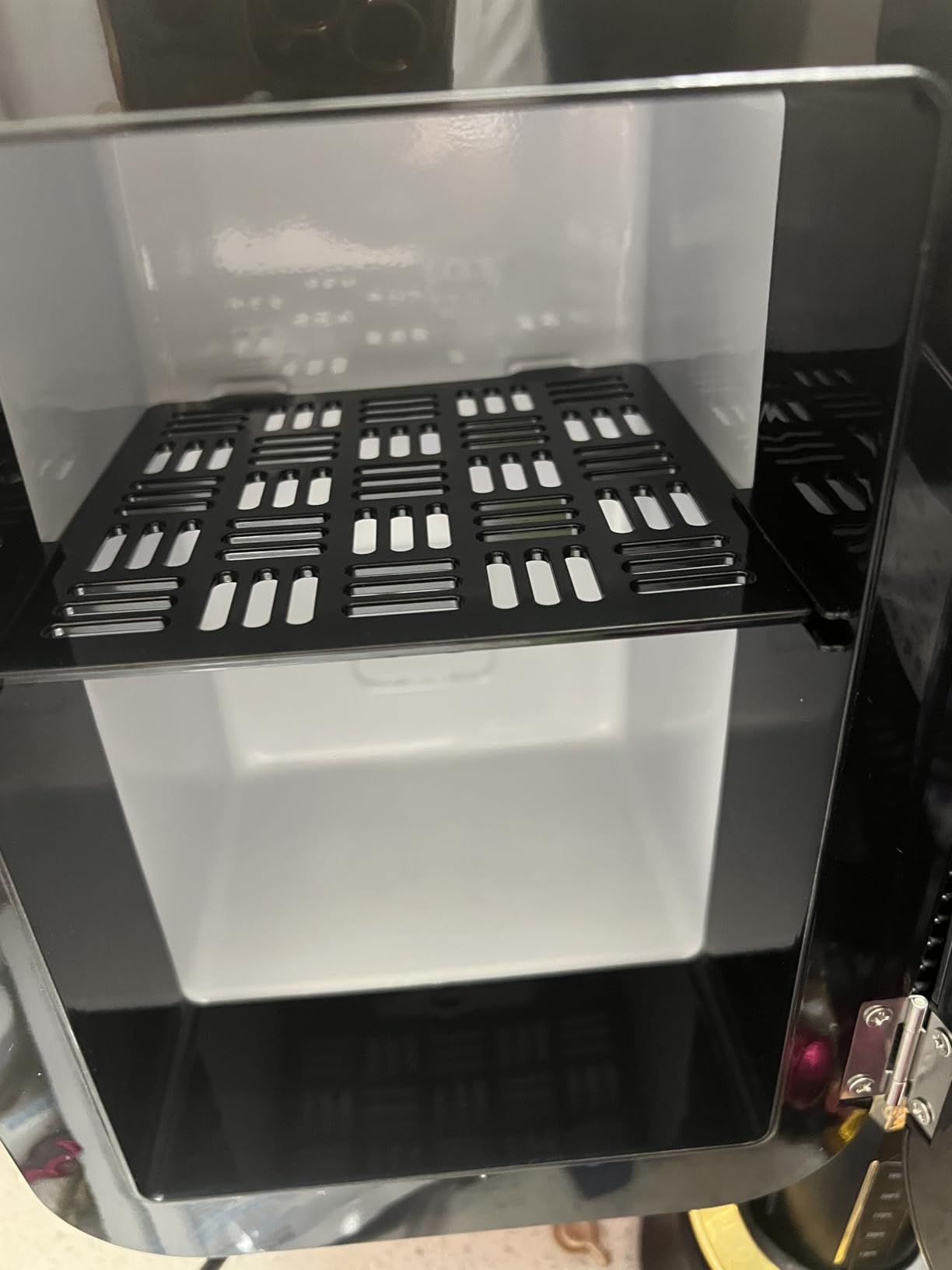 Mini Fridge, 4 Liter/6 Can Portable Refrigerator for Bedroom Office Dorm Car - Fast Cooling, Low Noise, 100-125V AC/5-12V USB Small Compact Refrigerator customer photo 2