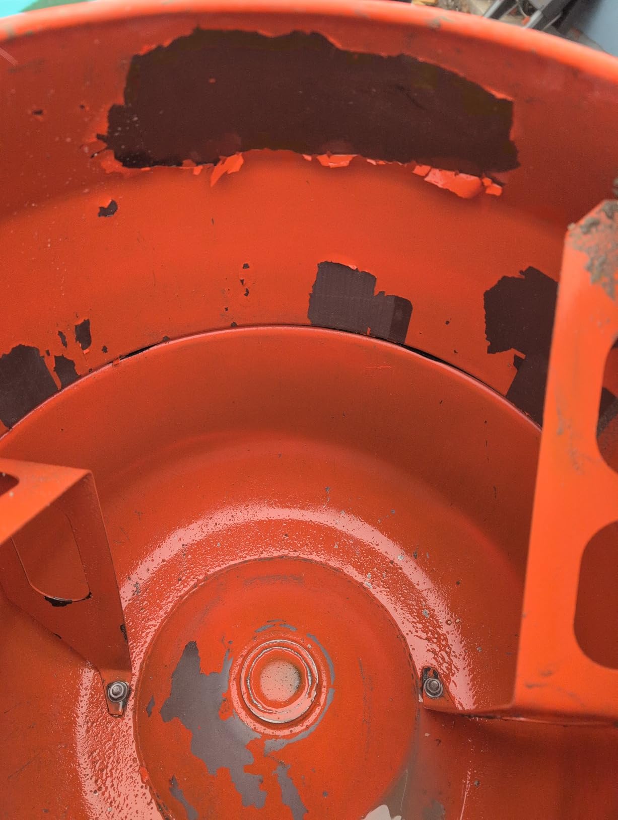 Electric Cement Mixer, 4.3 Cubic Ft. 450W Portable Concrete Mixer Machine with Stand And Wheels for Stucco, Mortar, Seeds, Blue-2026 Upgraded customer photo 2