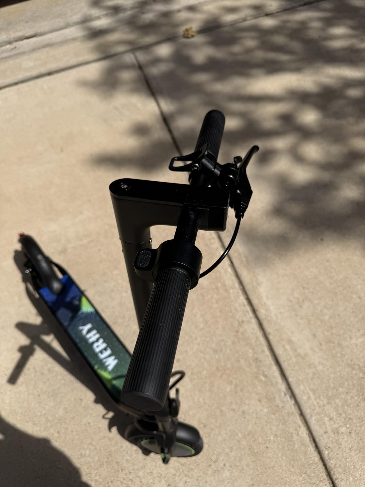 WERHY Foldable Kids Electric Scooter, 350W Motor, Max 12/16Miles Long Range, 19 MPH Max Speed, 8.5