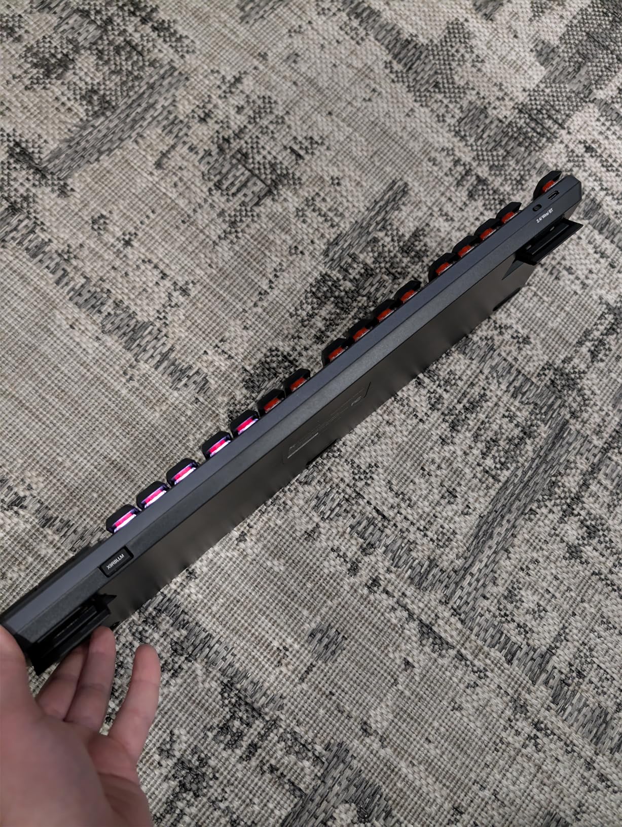 X9 Performance Low Profile Mechanical Keyboard Wireless (Wired + BT + 2.4Ghz) - Triple Mode Connectivity, Red Switches, Backlit, 107-Key - Slim Bluetooth Mechanical Keyboard for Mac and PC customer photo 1