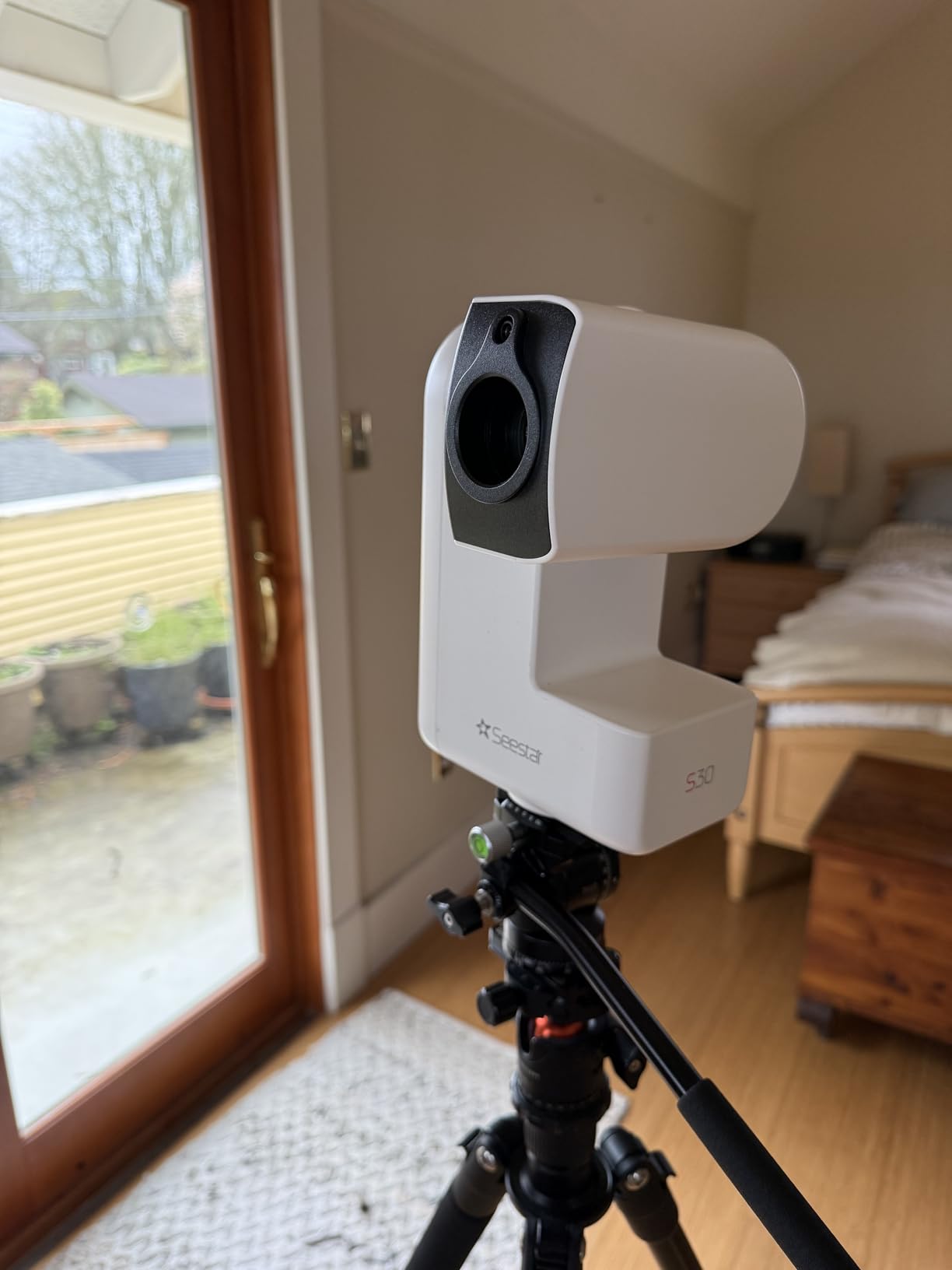 ZWO Seestar Fluid Tripod Head TH10 for Seestar Smart Telescope, Fluid Tripod Head for Equatorial Mode, 360 Degree Pan & Plus/Minus 90 Degree Tilt, Compatible with DSLR, Mirrorless & Video Cameras customer photo 1