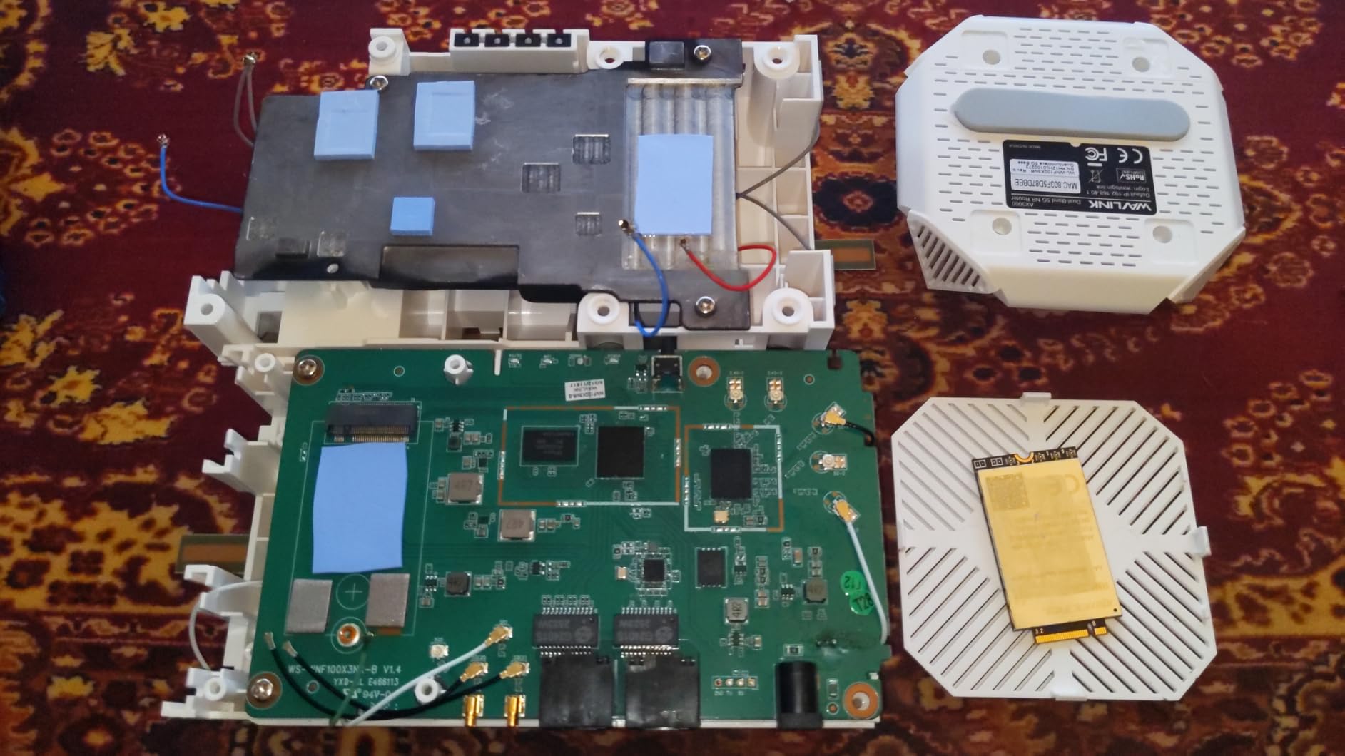 WAVLINK 2026 New 5G NR SA NSA AX3000 WiFi 6 CPE Router with SIM Card Slot, Qualcomn RM520N-GL Module, Dual Band Mesh 5G Router, Gigabit WAN/LAN Ports, 9 x Internal Antennas, WPA3, VPN customer photo 2