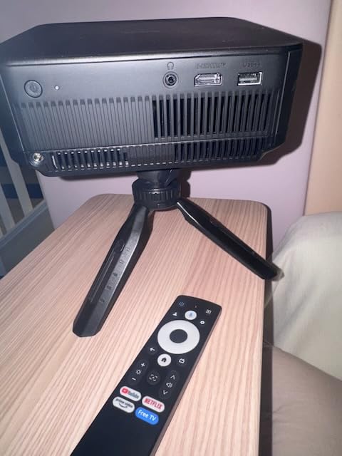 Epson Lifestudio Pop Plus 4K PRO-UHD Personal Lifestyle Projector, 700 Lumens, Sound by Bose, Google TV customer photo 2