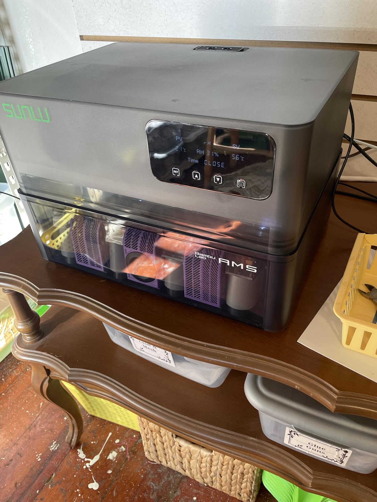 AMS Heater Upgrade for Bambu Lab AMS,Add Active Drying Function to Your AMS,Prevent Wet 3D Printer Filament & Clogs,Enables Drying while Printing,Easy Plug & Play Installation (AMS Not Included) customer photo 2