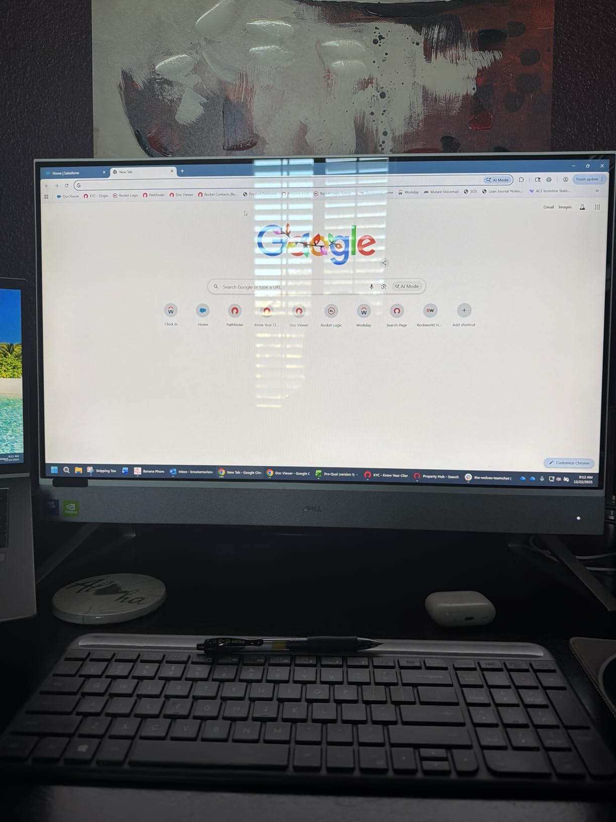 Magnetic Monitor Privacy Screen for 24 Inch Flat Computer 16:9 Aspect Ratio, 24in Removable Anti Glare Filter, Blue Light Blocking Privacy Shield Eye Comfort, Hanging Anti Spy Desktop PC Protector customer photo 1