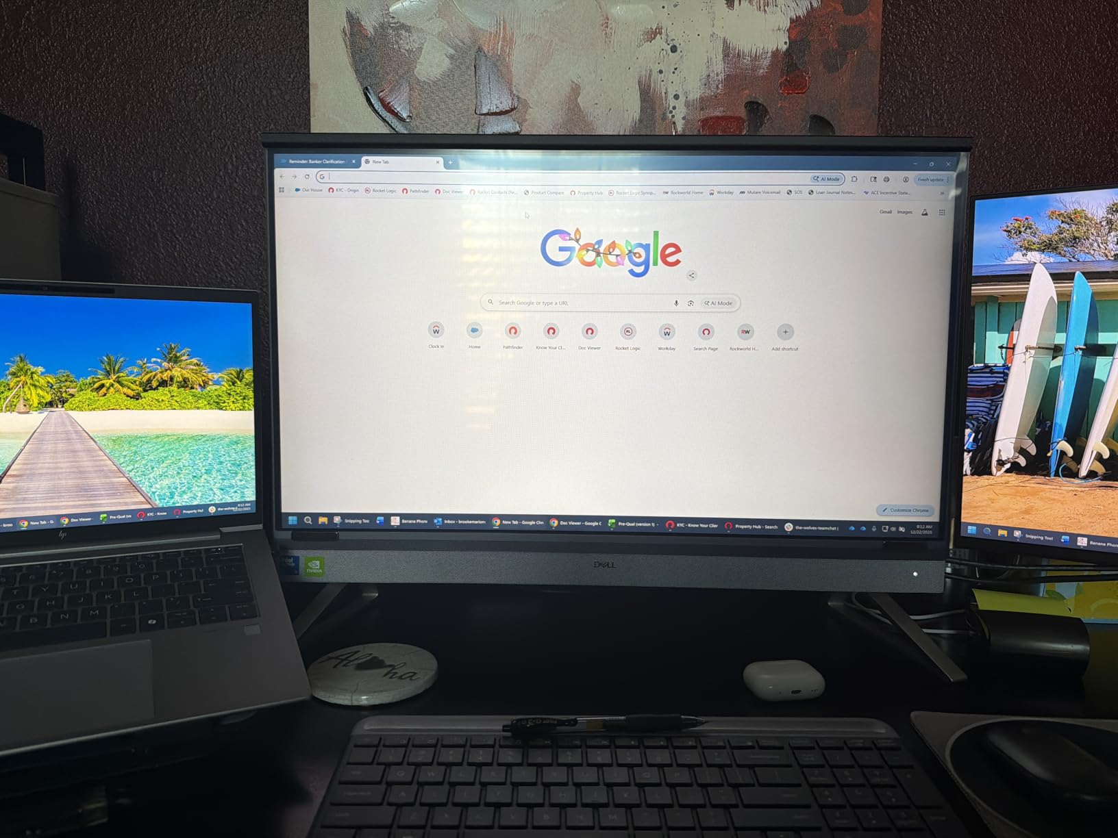 Magnetic Monitor Privacy Screen for 24 Inch Flat Computer 16:9 Aspect Ratio, 24in Removable Anti Glare Filter, Blue Light Blocking Privacy Shield Eye Comfort, Hanging Anti Spy Desktop PC Protector customer photo 2