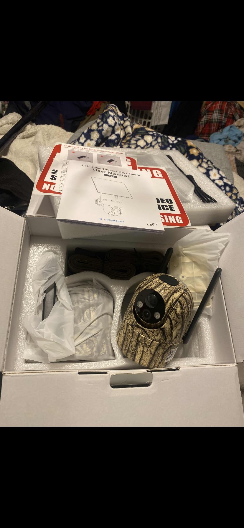 Oculview Cellular Trail Camera with 360° Live Streaming, Solar Powered, Built-in 4G SIM Card, Remote Access, Motion Activated, 2K Night Vision, No WiFi Needed's Cellular Security Camera customer photo 1