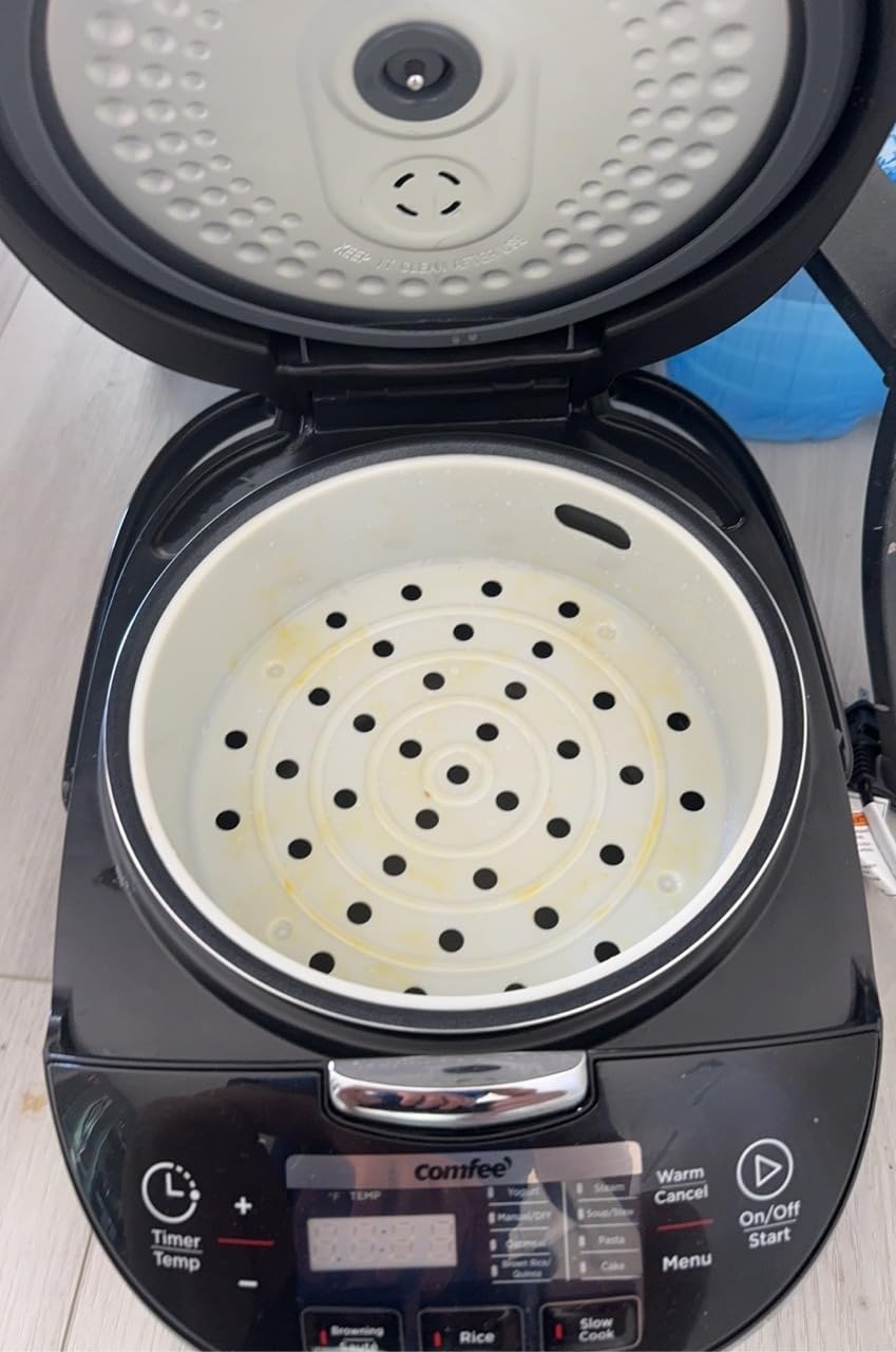 COMFEE' Rice Cooker, Japanese Large Rice Cooker with Fuzzy Logic Technology, 11 Presets, 10 Cup Uncooked/20 Cup Cooked, Auto Keep Warm, 24-Hr Delay Timer customer photo 2