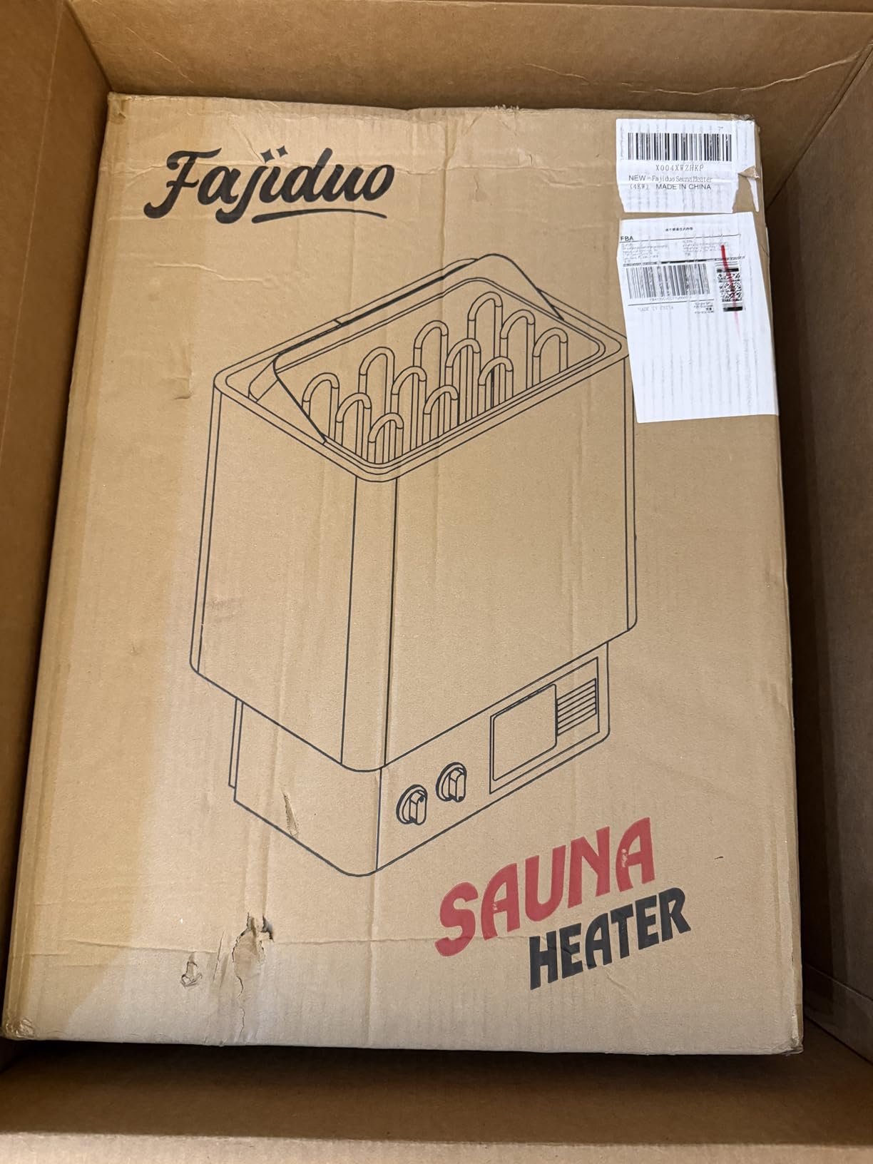 Sauna Heater, 6KW 110V Electric Sauna Stove with Bracket, Adjustable Temp & 3H Timer Dry Sauna Heater for Max 318 Cu.ft Saunas Rooms, Home Sauna, Commercial customer photo 1