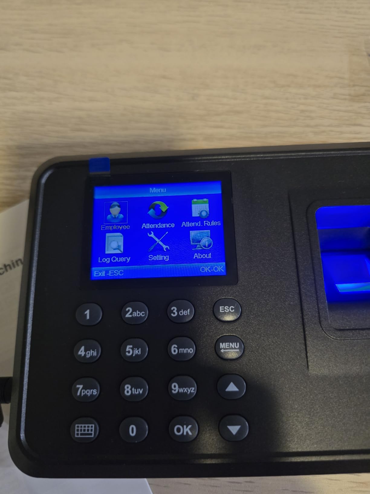Clock in Machine for Employees, 2 in 1 Fingerprint/Digital Attendance, Small Business Automatic Calculate Hours, 0 Monthly Fees Time Clock, Biometric Clock in Machine for Employees with U-Disk customer photo 1