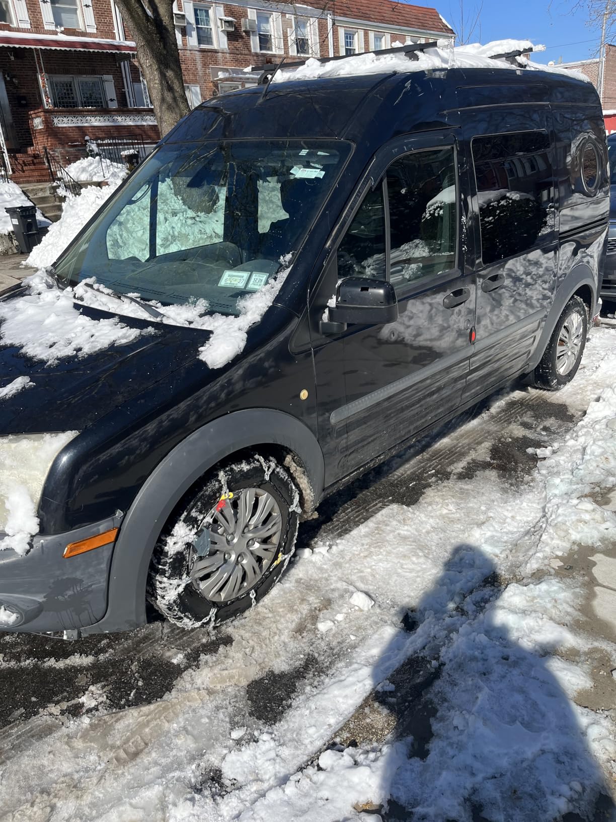 Auto Fixing Snow Chains for Car Tires, Tire Chains for Passenger Cars, Sedan, SUVs, Quick Fit & Easy Installation Snow Tire Chains - Set of 2 (HPK-1550) customer photo 2