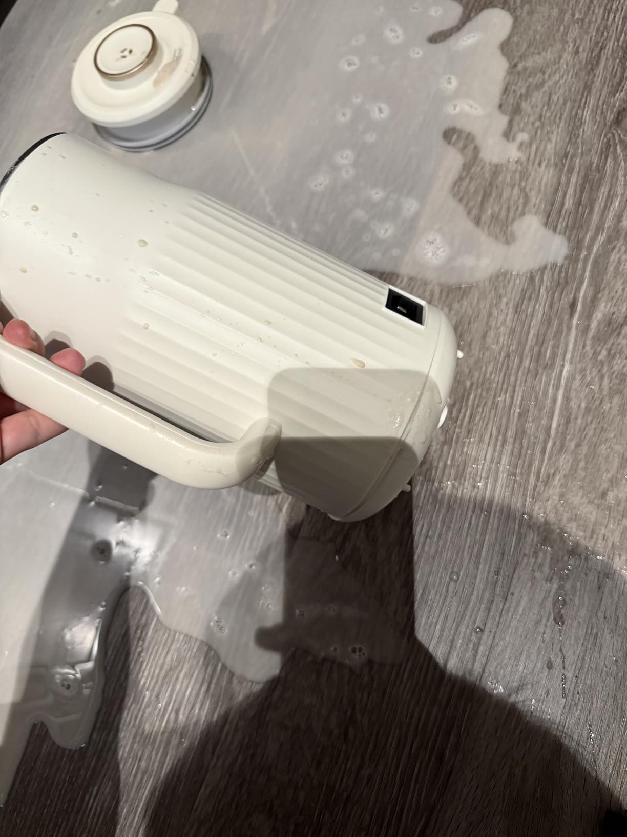 Nut Milk Maker, AlfaBot N2 Automatic Almond Milk Machine for Homemade Plant-Based Milk, Oat, Soy, Yogurt, 5 Modes/35OZ Big Capacity Soy Milk Maker with Delay Setting and Self Cleaning (Cream) customer photo 2