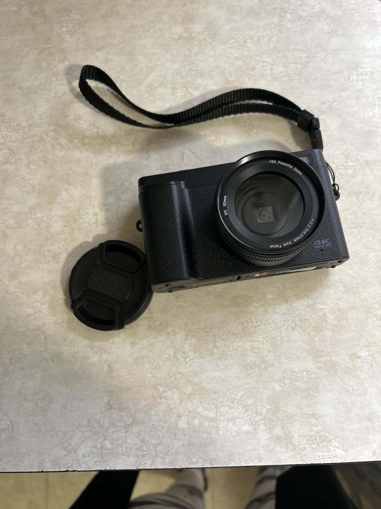 4K Digital Camera for Photography, 64MP Autofocus WiFi Vlogging Camera for YouTube with 3'' 180° Flip Screen, Travel Camera with SD Card, Point and Shoot Digital Camera 16X Zoom, UV Filter, 2 Batteries customer photo 1