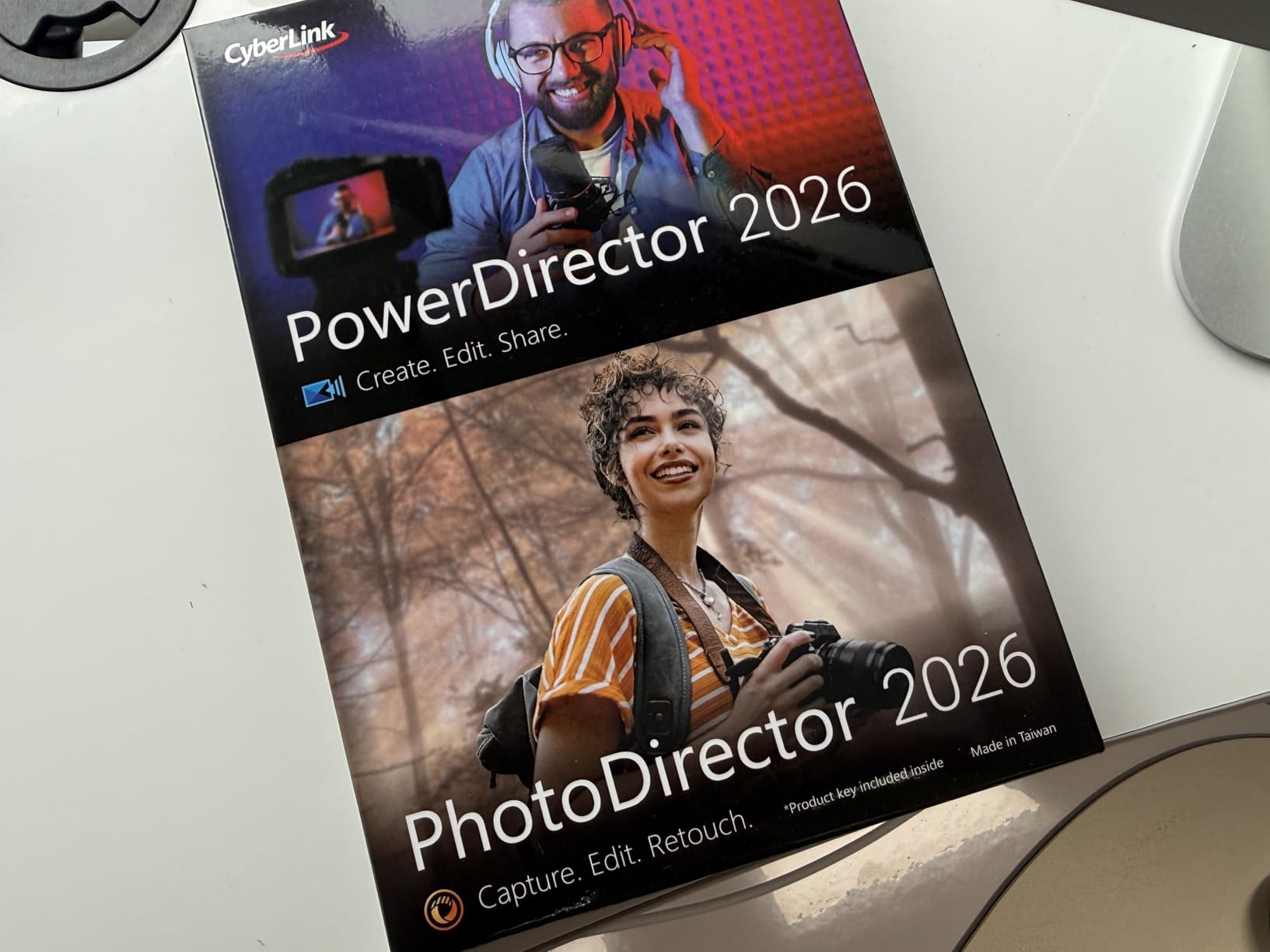 CyberLink PowerDirector and PhotoDirector 2026 | AI Video Editing & Generative AI Photo Editing for Windows | Easily Create Stunning Videos, Photos, Slideshows & Effects | Box with Download Code customer photo 2