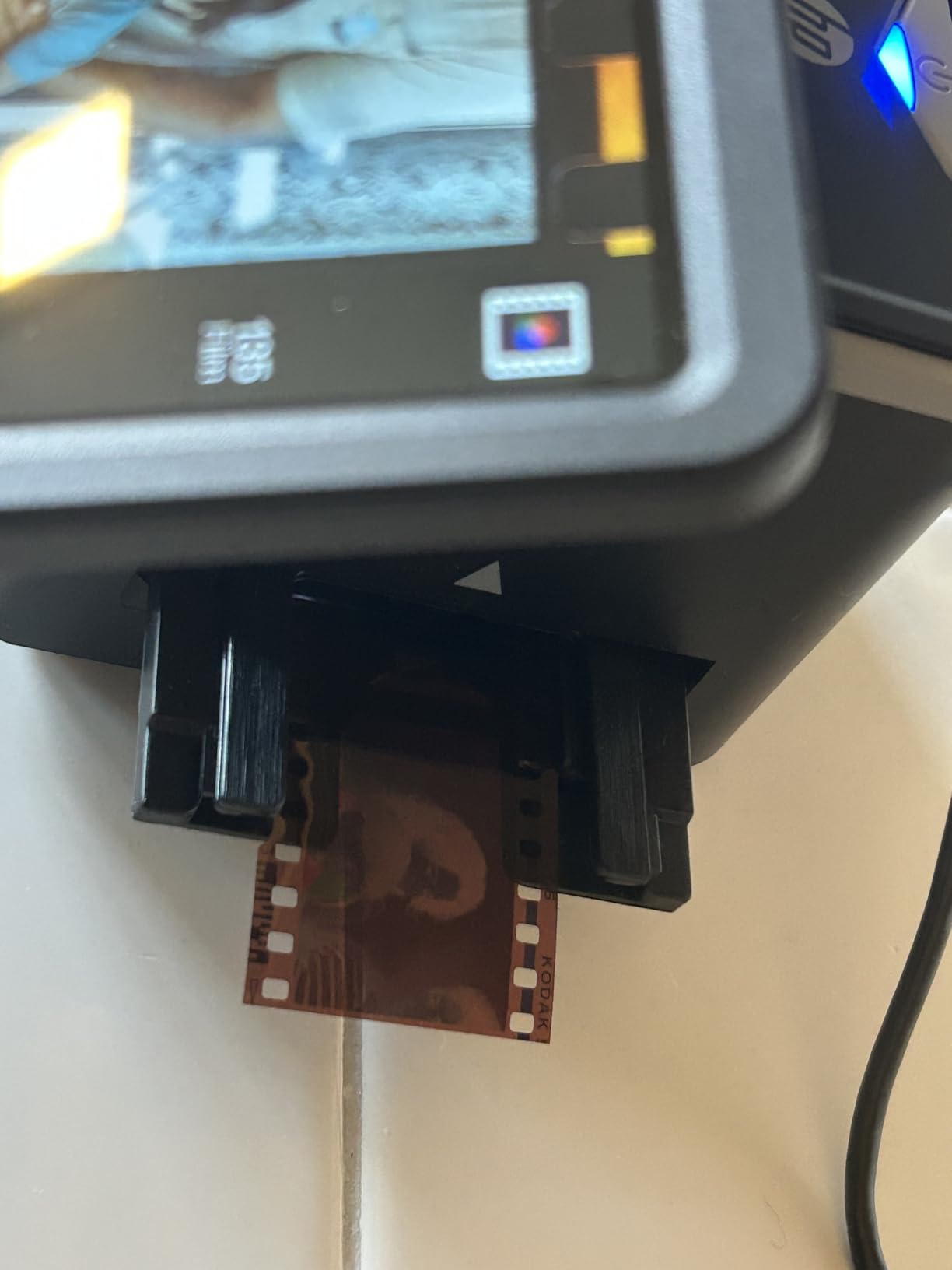 HP FilmScan Touch Screen Film & Slide Scanner Digitizer with 7