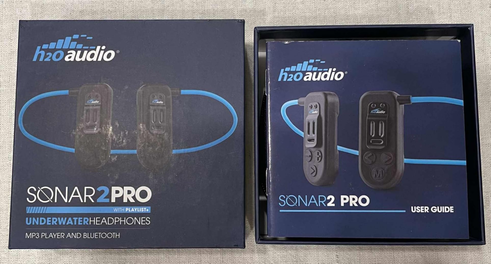 H2O Audio Sonar 2 PRO Waterproof Bone Conduction Headphones for Swimming - Open-Ear Underwater IPX8 Waterproof Headphones - MP3 Player with Playlist+ App for Bluetooth Streaming - 10 Hour Battery Life customer photo 2