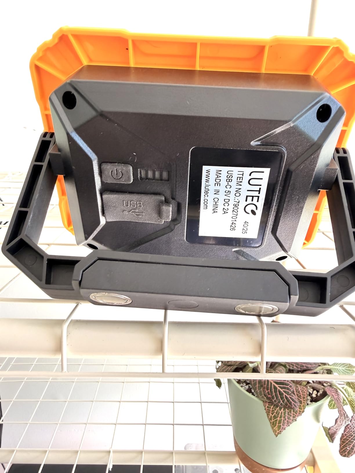 LUTEC 3500LM LED Work Light, Rechargeable Magnetic Work Lights with Stand, Portable 5000K Flood Light for Car Repair, Fishing, Camping, Emergency, Hiking, 3 Modes customer photo 2